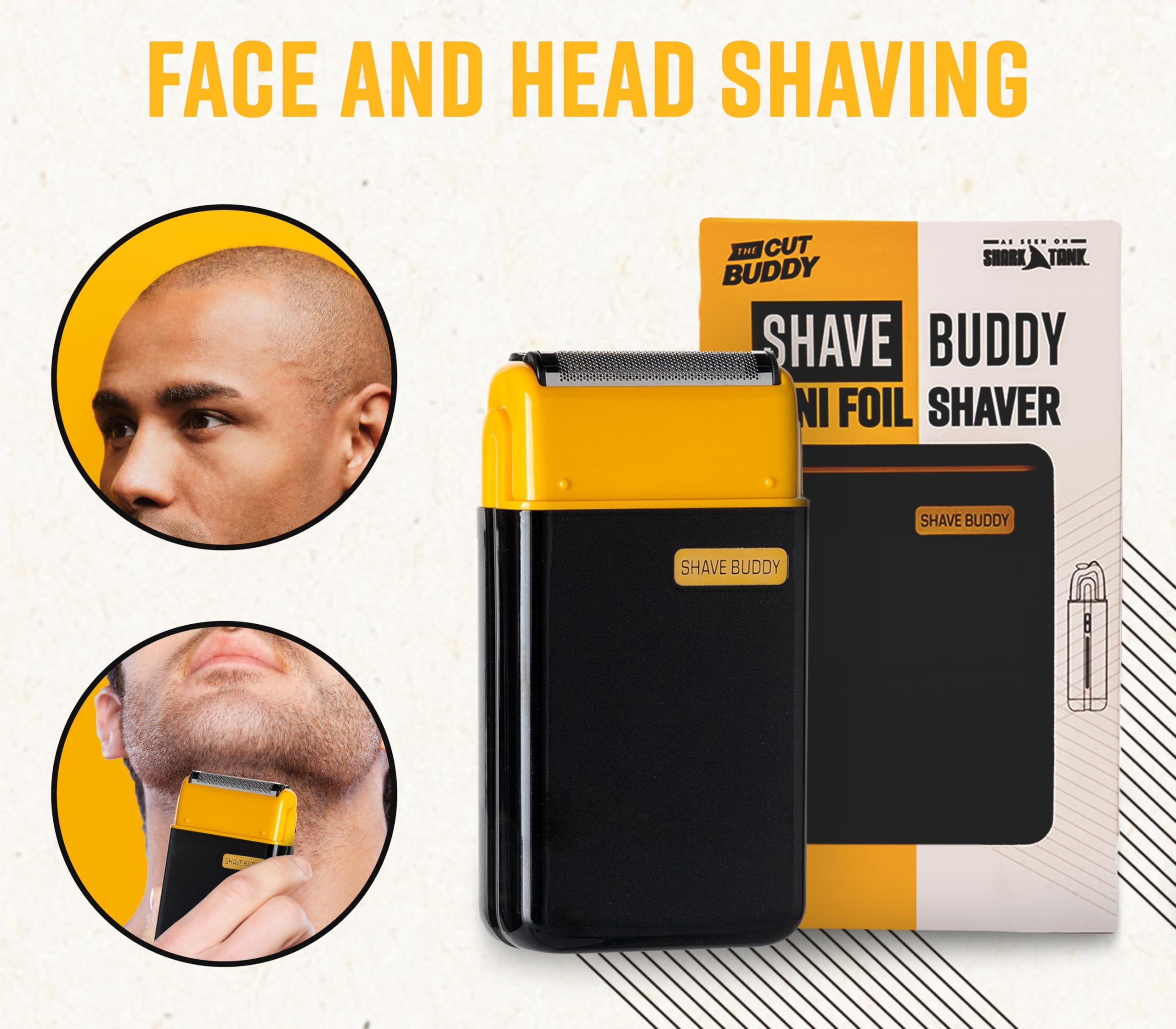The Cut Buddy Shave Buddy, Compact Foil Electric Shaver for Face & Body, Maintains 5 O'Clock Shadow, Lightweight & Water Resistant, 1 Count