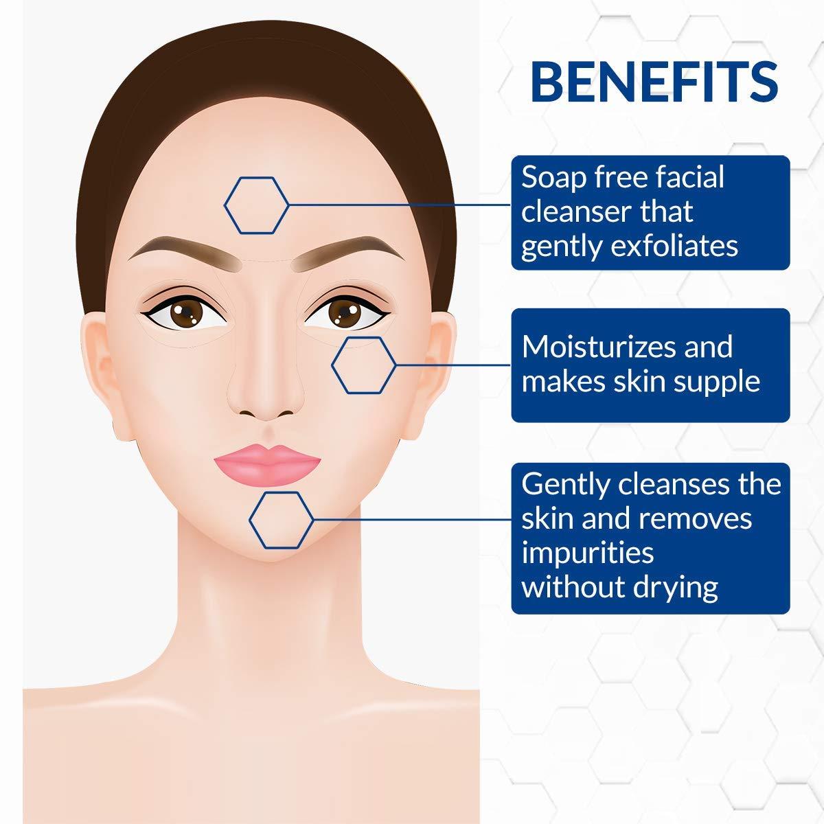 RUP RUP Triclear Gentle Foaming Cleanser, Soap Free, with Advanced PHA's, for Gentle Cleaning, for Sensitive Skin. No Parabens, No Sulphates,100ml