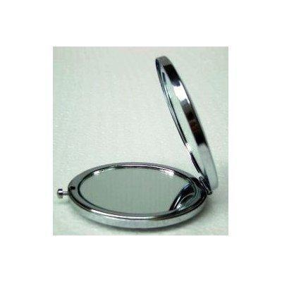 Gift Square Décor Purse Handbag Double Compact Cosmetic Mirror - Green Jeweled Butterfly