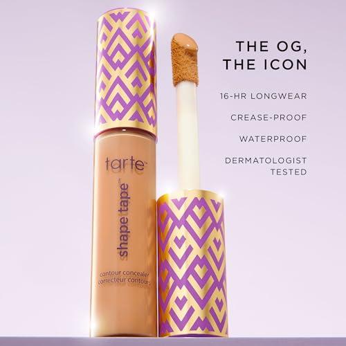 tarte tarte shape tape full-coverage concealer - 27H light-medium honey (light to medium skin with warm, peach undertones) - travel size