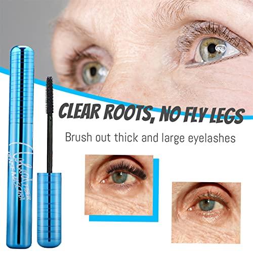 Esissenils Mascara for Older Women, Mascara for Seniors with Thinning Lashes Waterproof Mascara Black Volume and Length, Hypoallergenic Mascara for Sensitive Eyes for Mature Women (1 Pack)