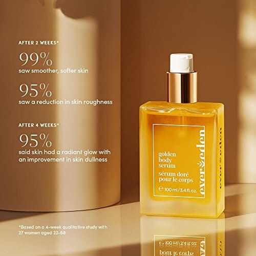 Evereden Evereden Golden Body Serum 3.4 fl. oz. & Petit Bouquet Belly Serum, 1.7 fl oz. | Clean & Vegan Women\'s Belly Oil for Pregnancy and Postpartum Maternity Skincare | Non-Toxic Ingredients