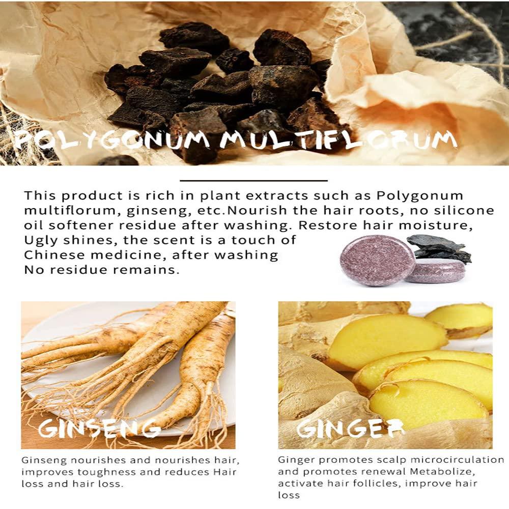 Nicimisey Nicimisey Solid Shampoo Bar - Natural Darkening, Hair Loss Treatment & Regrowth for Men & Women