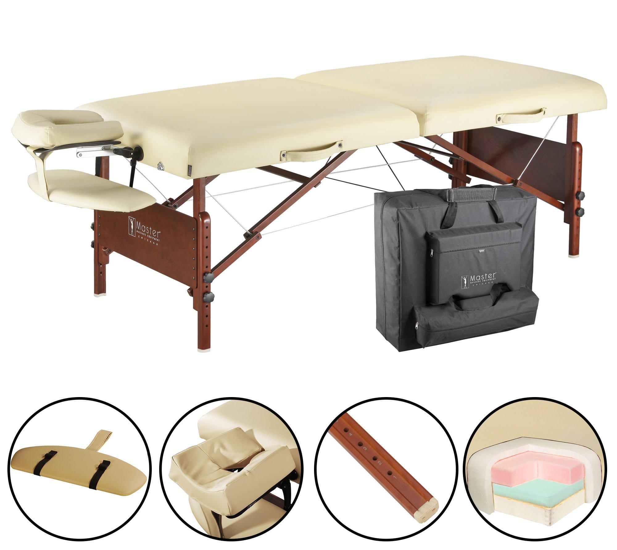 Master Massage Master Massage Del Ray Count, Standard with Ambient Lighting System, Cream
