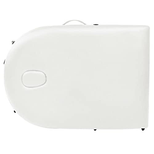 vidaXL VidaXL Table de massage pliable 10cm d\'paisseur et 2 traversins Blanc