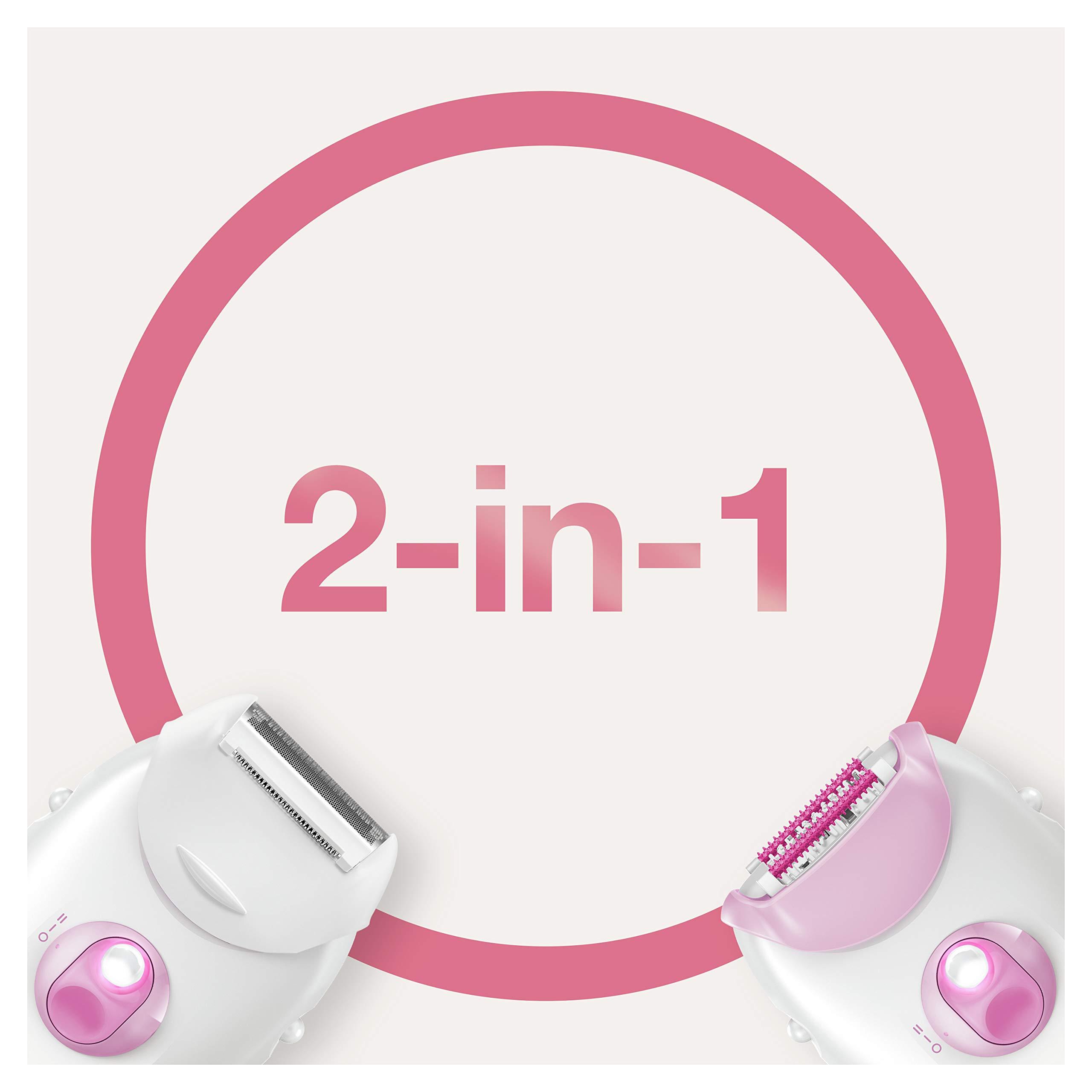 Braun Braun Silk Epil 3 Epilator - Dual Voltage 110-220 Volts - Legs & Body (3270) (Free LiteFuze 110 Volt Plug)