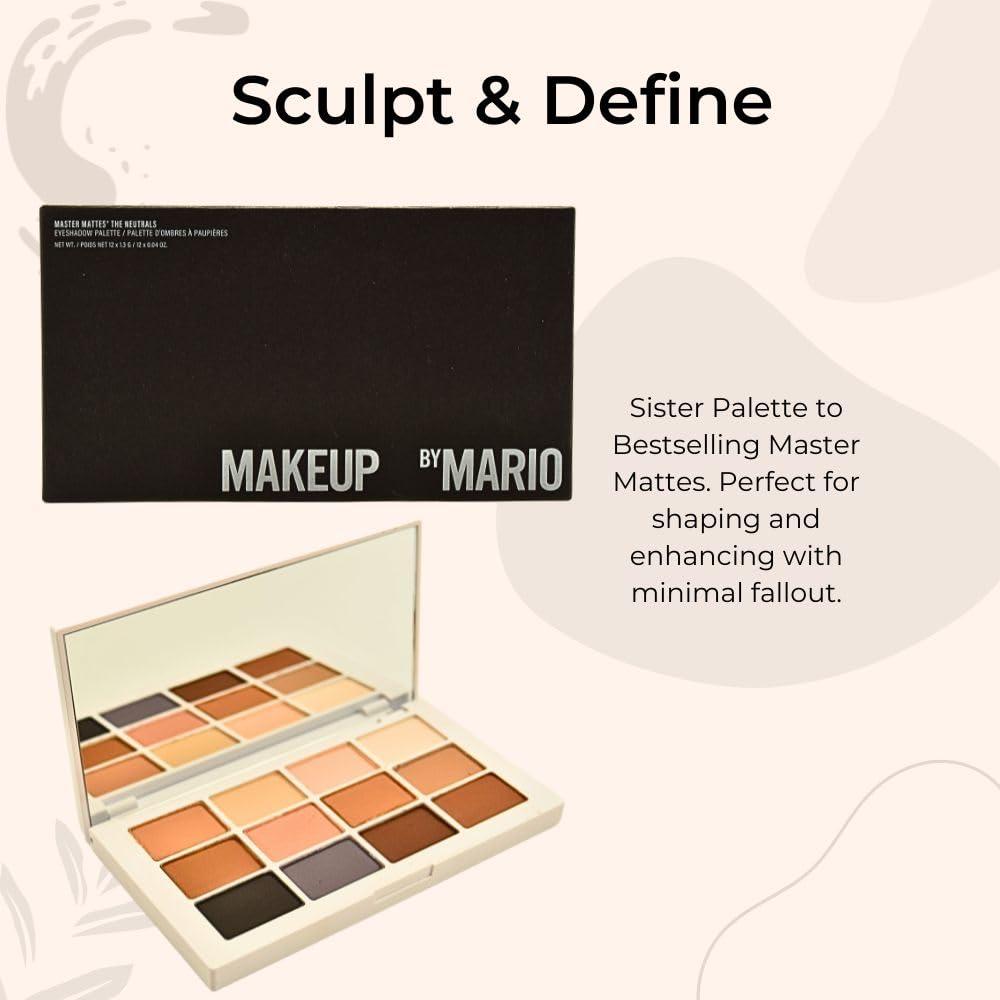 Makeup By Mario Makeup By Mario Master Mattes Eyeshadow Palette - The Neutrals, 0.65 Ounce (Pack of 1)