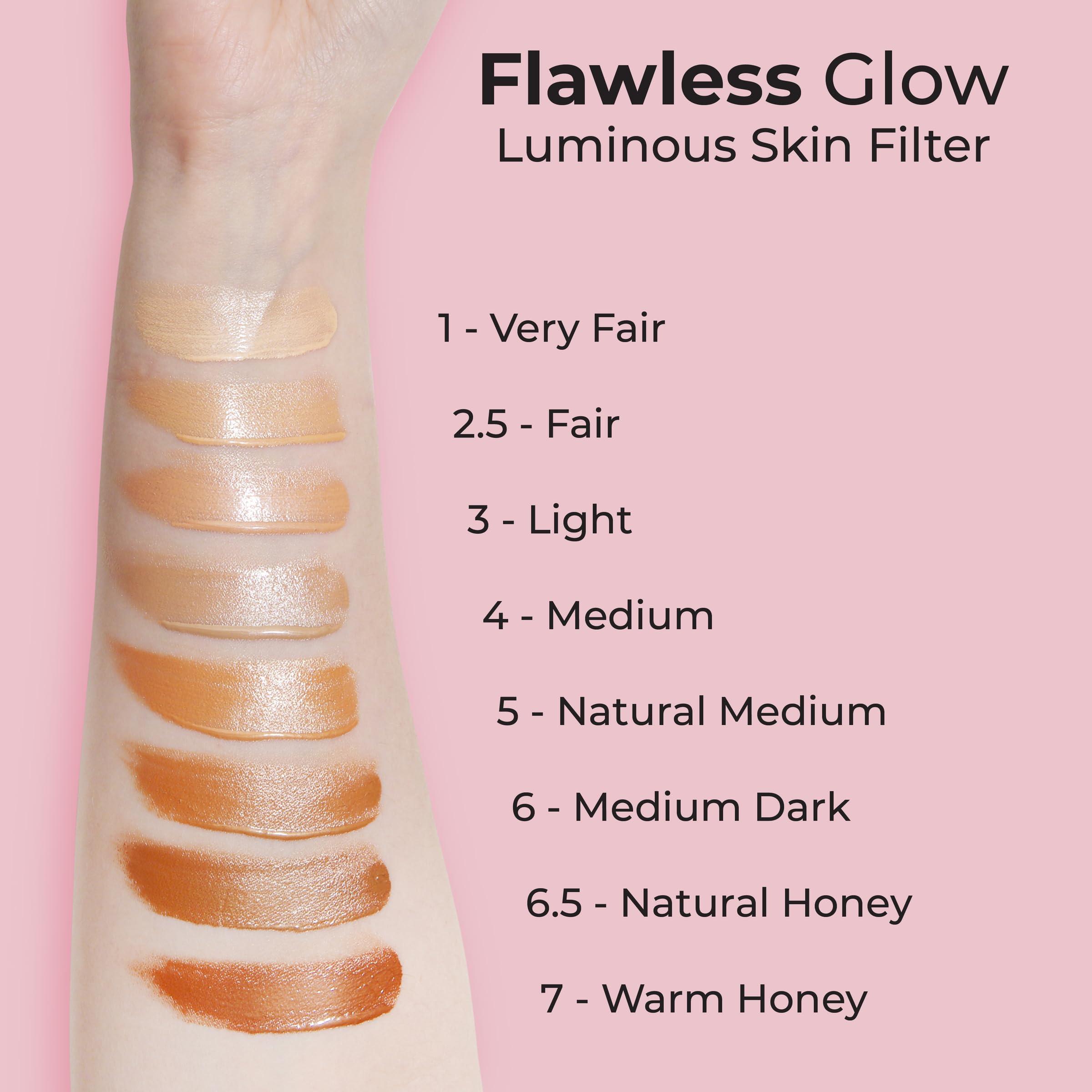 MCoBeauty MCoBeauty Flawless Glow Luminous Skin Filter, 6 Medium Dark, Healthy Glow with Natural Radiance, Vegan, Cruelty Free Cosmetics
