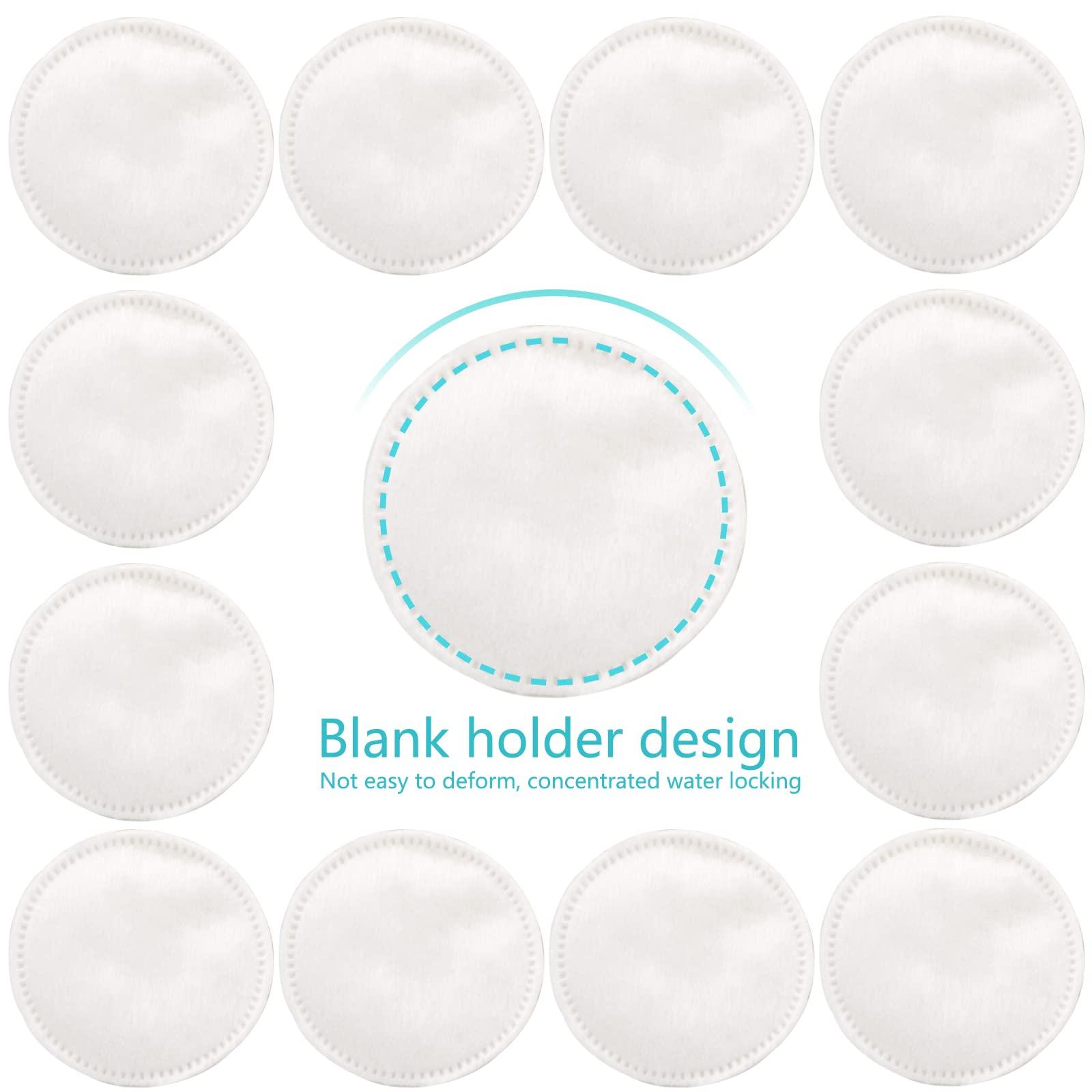 Aturmon Pack of 3, Cotton Rounds Pads for Face - Makeup Remover Round Cotton Pads, Lint-Free, 240 Sheets