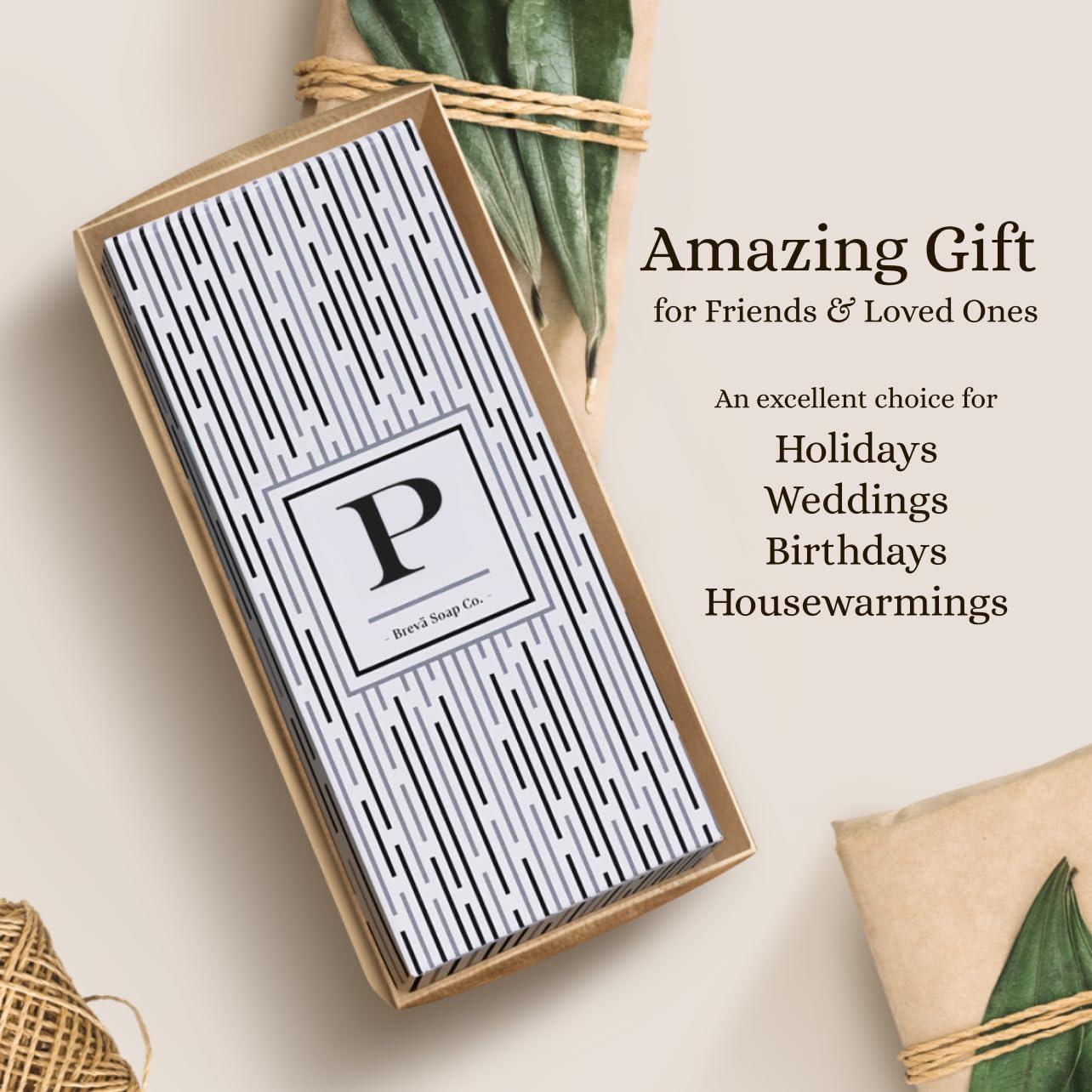 Brev Soap Co. Monogrammed Luxury Liquid Hand Soap | Choose from Letters A to Z | Citrus Bloom Scent | Personalized Foaming Liquid Hand Wash for Bathroom & Kitchen |12 oz - Letter Y