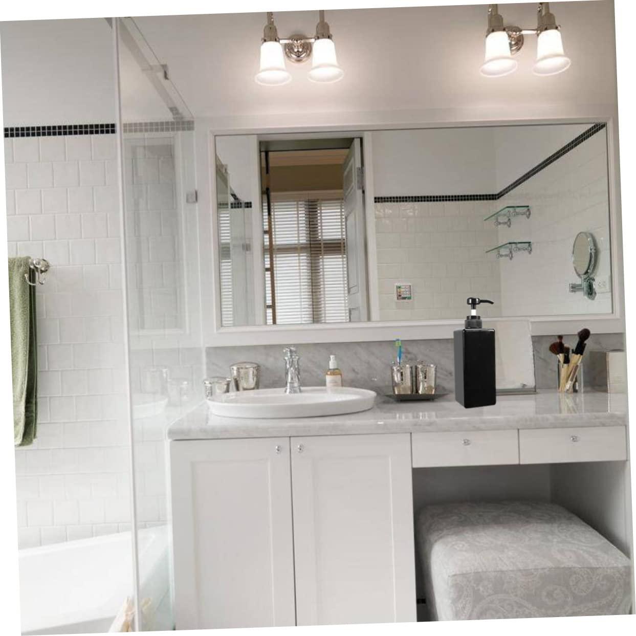 minkissy minkissy 650ml Portable Shampoo Bottles Pump Refillable Lotion Containers Safe Toiletries for Home Travel Hotel