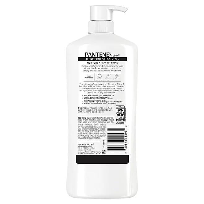 Pantene Pantene Pro-V Repair + Shine Shampoo for Damaged Hair/Split Ends (38.2 fl. oz .)