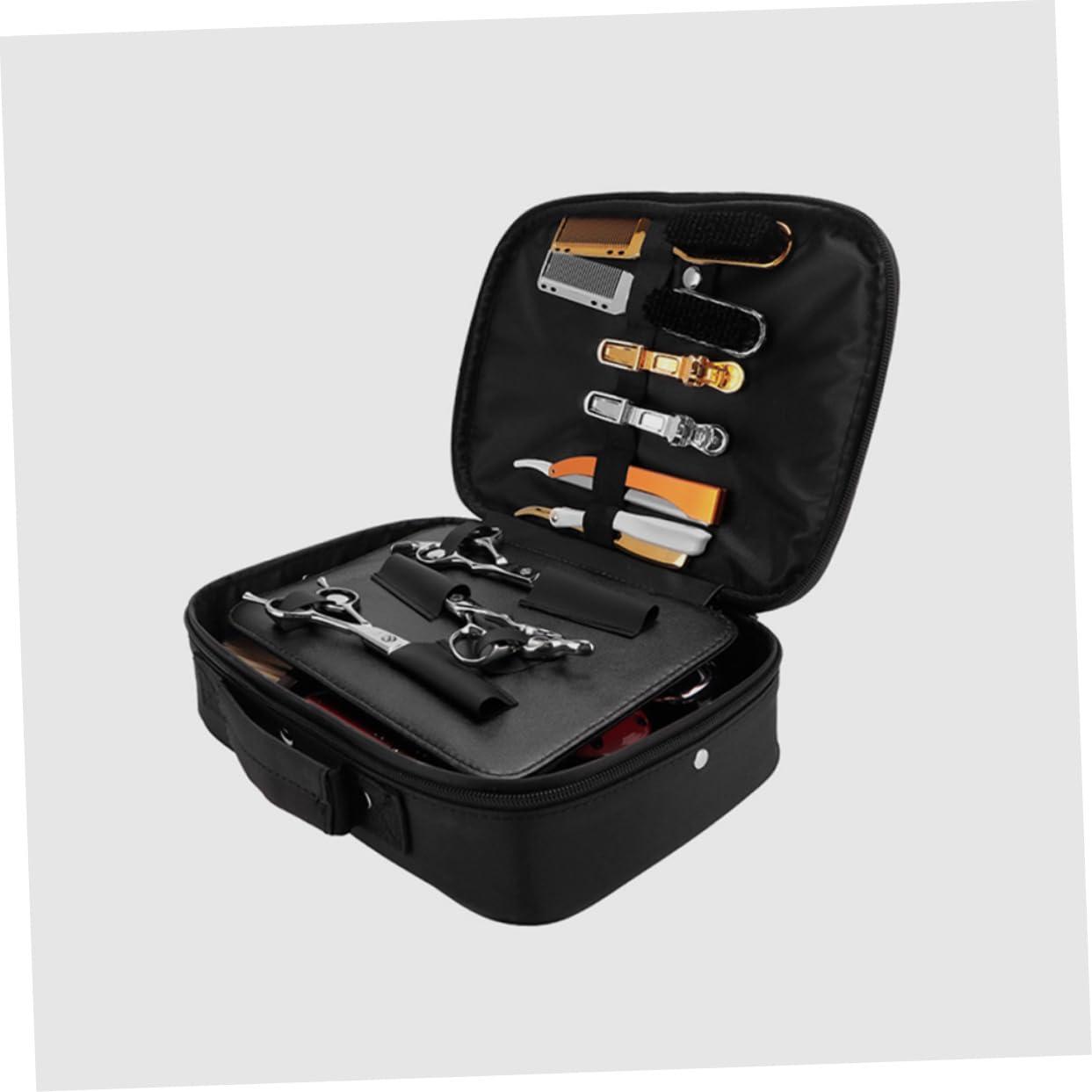 Ipetboom Ipetboom Hair Stylist Tool Box Large Capacity Barber Bag Combs and Shears Organizer