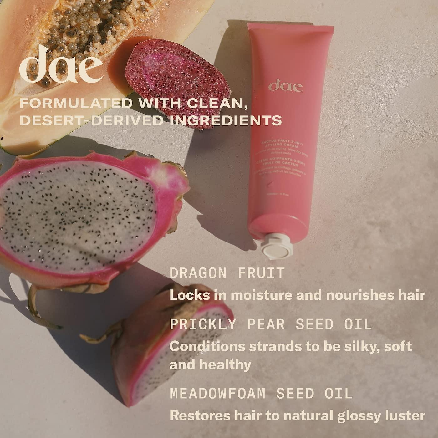 DAE DAE 3-1 Cactus Fruit Styling Cream & Prickly Pear Hair Oil