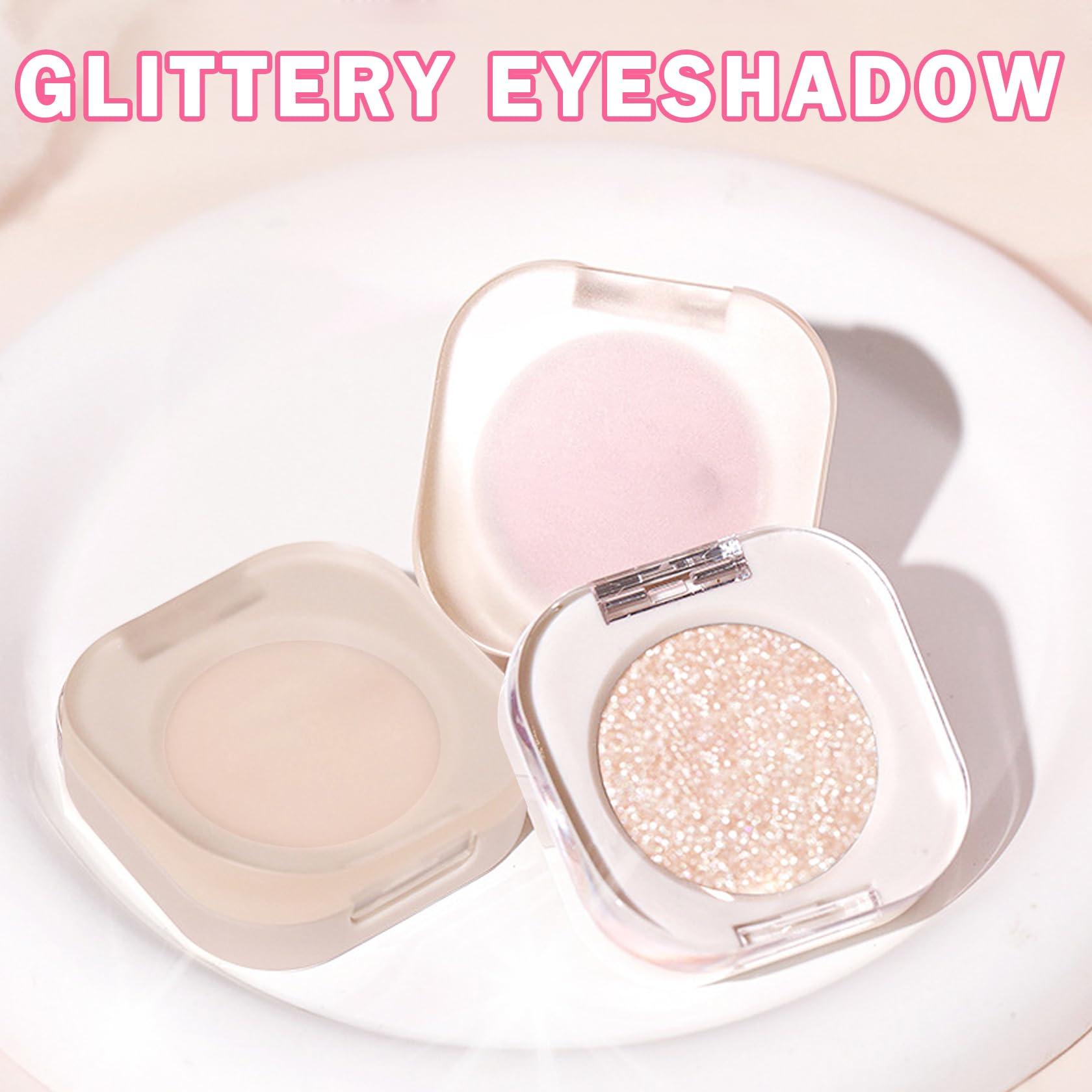 QIUFSSE QIUFSSE Pink Eyeshadow Single Eyeshadow,Matte Ultra Fine Lightweight Powder Multiuse Blendable Makeup Eyeshadow for Women Girls,High Pigment Daily Warm Tone Eyes Makeup(Half Pink)