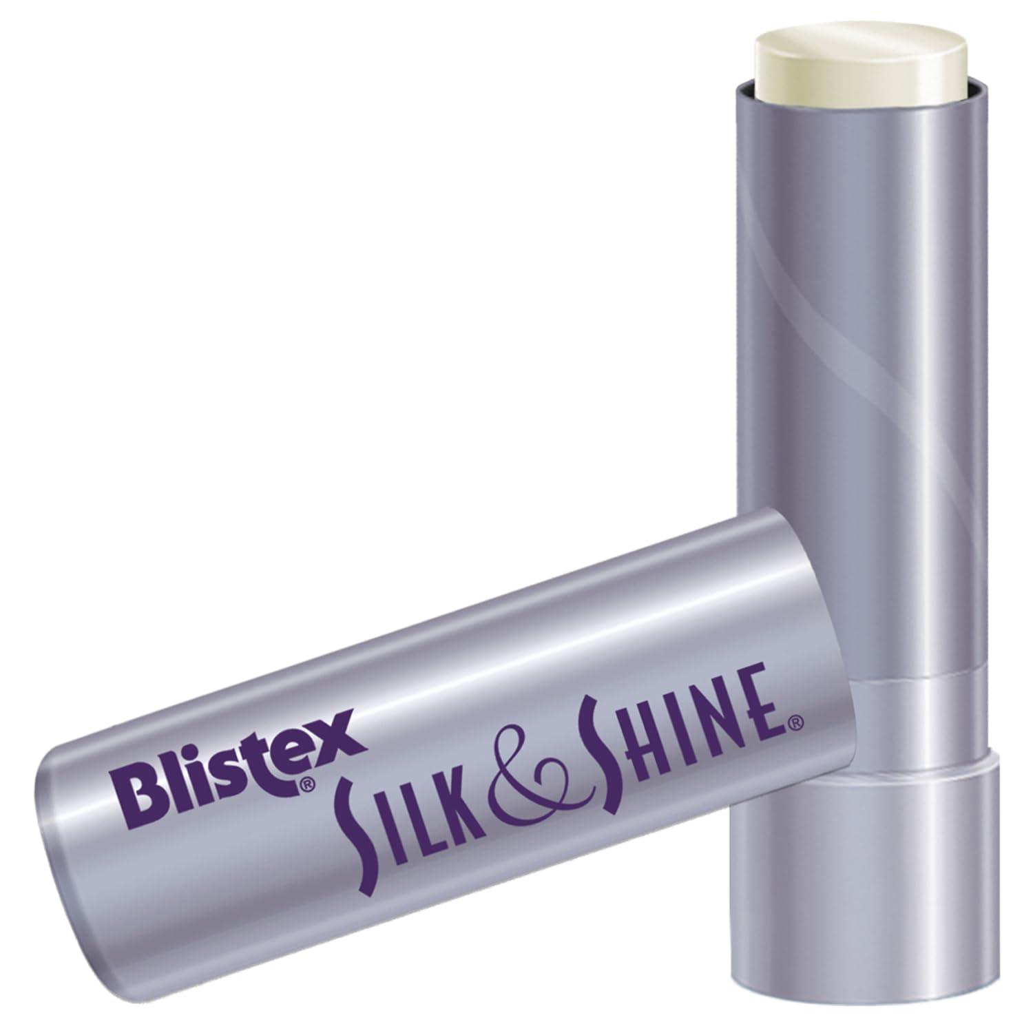 Blistex Blistex Silk & Shine Lip Balm, 0.13 Ounce Tube, Pack of 6 – Vitamin B5 & E, Bulk Lip Balm, Super Smooth Lip Moisturizer, Sheer Gloss for Finished Appearance