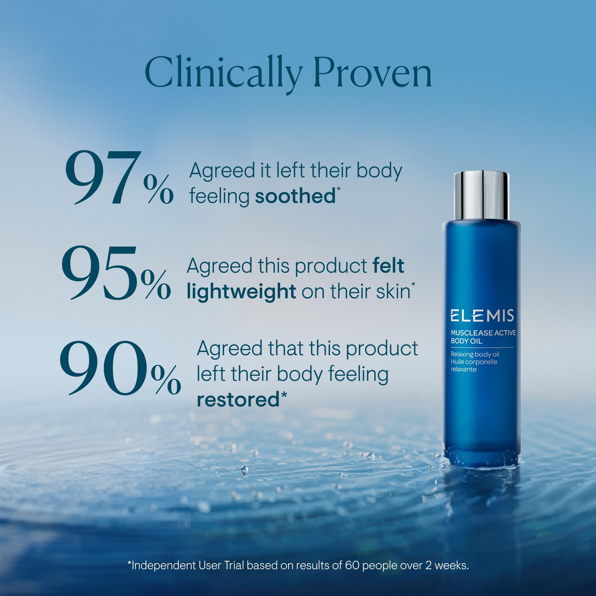 ELEMIS ELEMIS Massage Oil, Fast Absorbing, Deeply Penetrating Body Oil with Essential Oils, Moisturizing Skin Oil, Soothe Muscles, Calm Mind & Revitalize