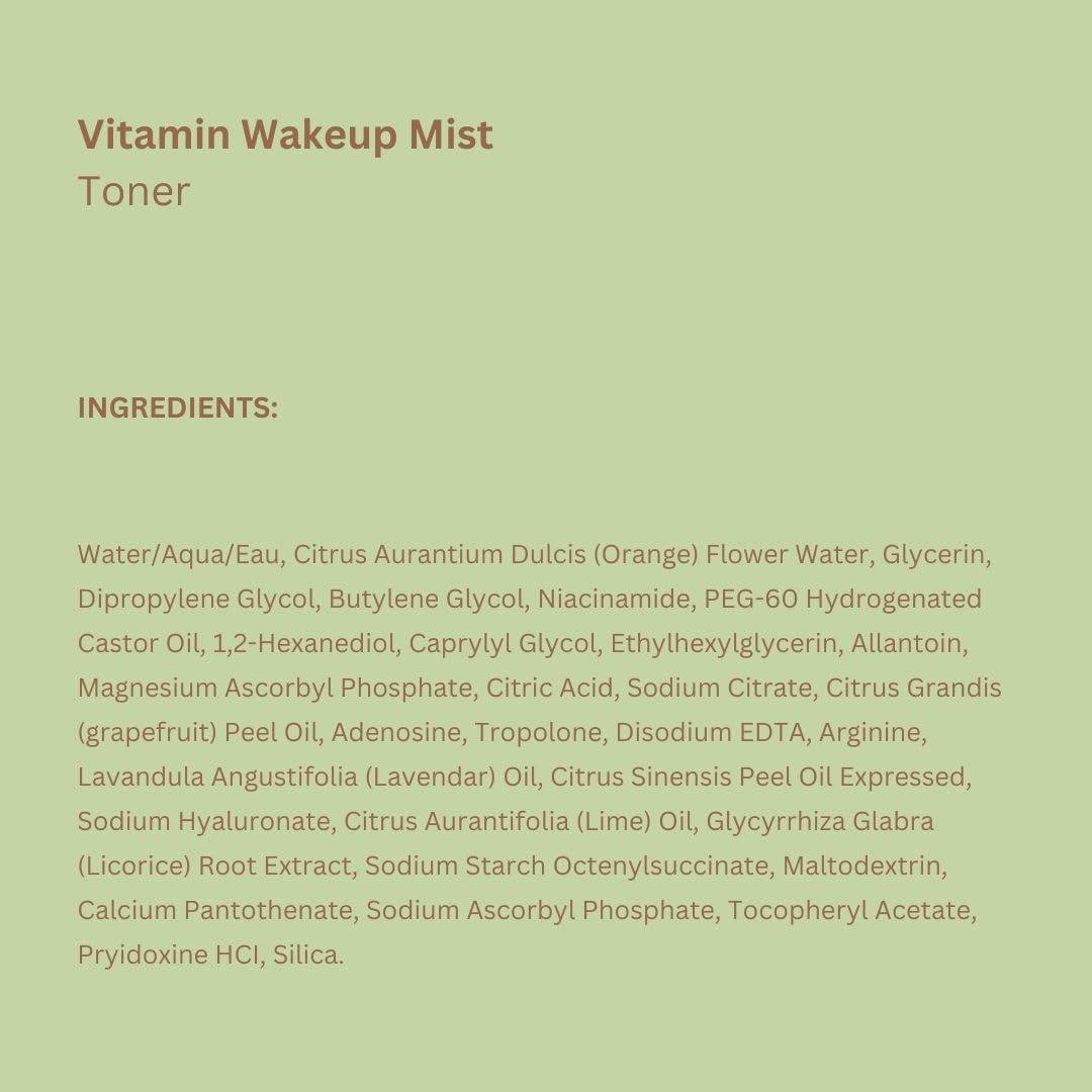 Pixi Pixi Vitamin-C Wakeup Mist | Helps Cool, Refresh, and Wake Up Skin | Adds Hydration | Boosting Treatment Toner 2.7ml / 80ml