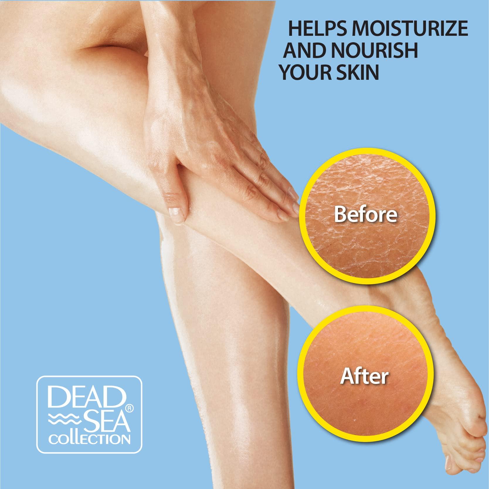 Dead Sea Collection Dead Sea Collection Body Oil for Dry Skin - Scented Coconut  Vitamin E Moisturizing & Nourishing, Anti-Aging & Skin Elasticity Support for Face 4 fl. Oz