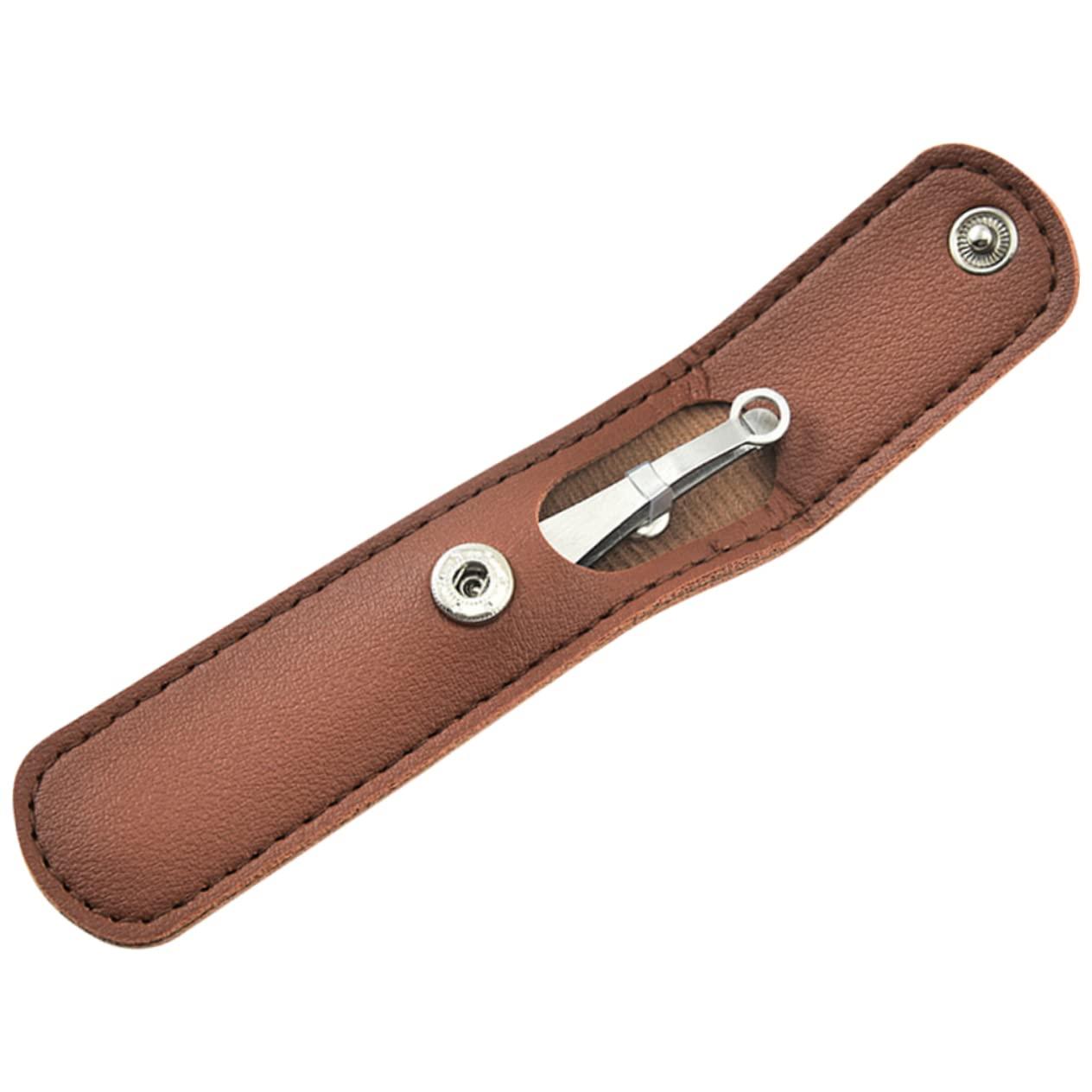 Ipetboom Ipetboom 4 Sets Round Nose Hair Clip Man Men Tweezers Remover Ear Hair Removal Tool Nasal Trimmer Tool Electric Eyebrow Razor Nasal Hair Ingrown Hair Nose Hair Tool Stainless Steel Brown