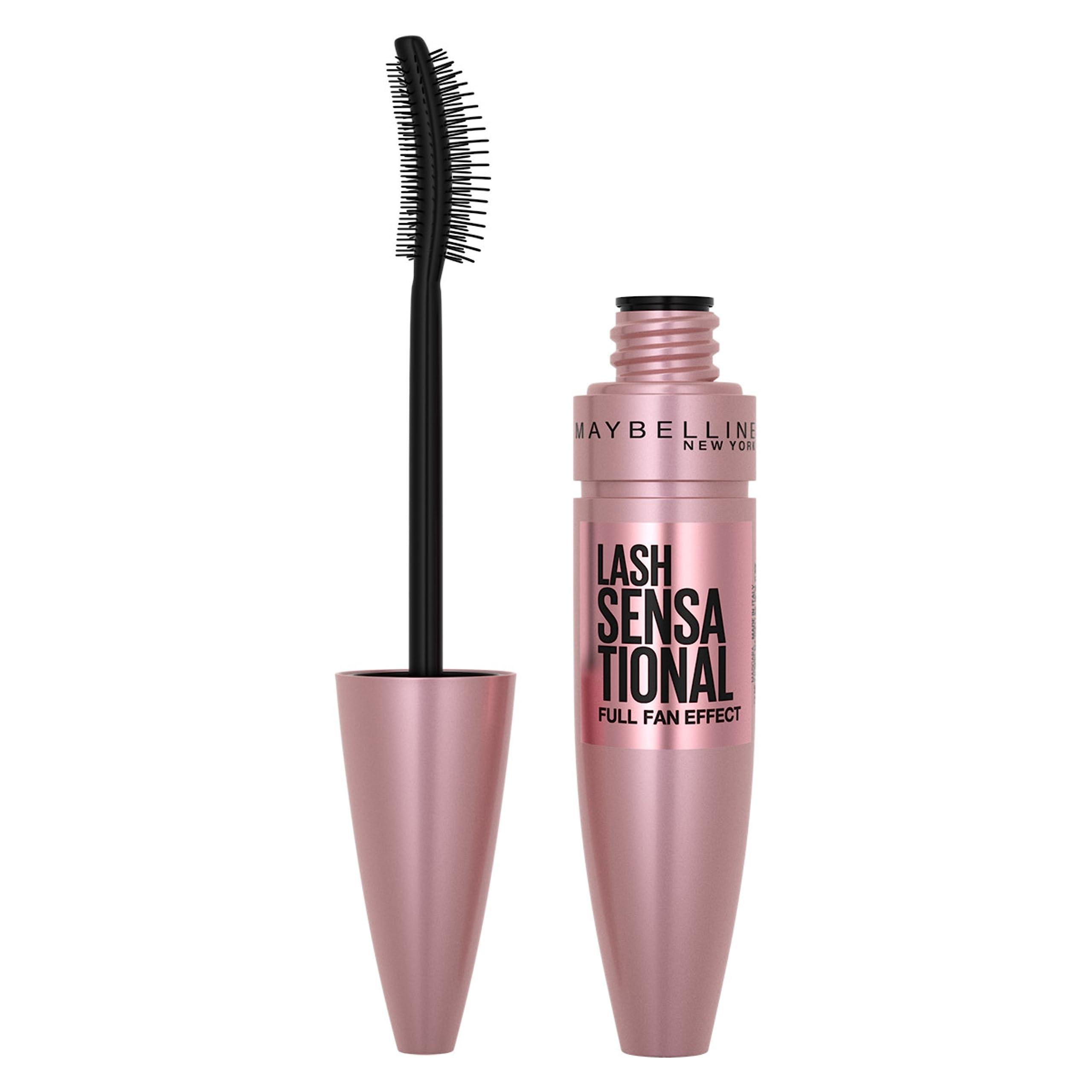 MAYBELLINE Maybelline Lash Sensational Washable Mascara, Lengthening and Volumizing & Instant Age Rewind Eraser Dark Circles Treatment Multi-Use Concealer, 100, 1 Count