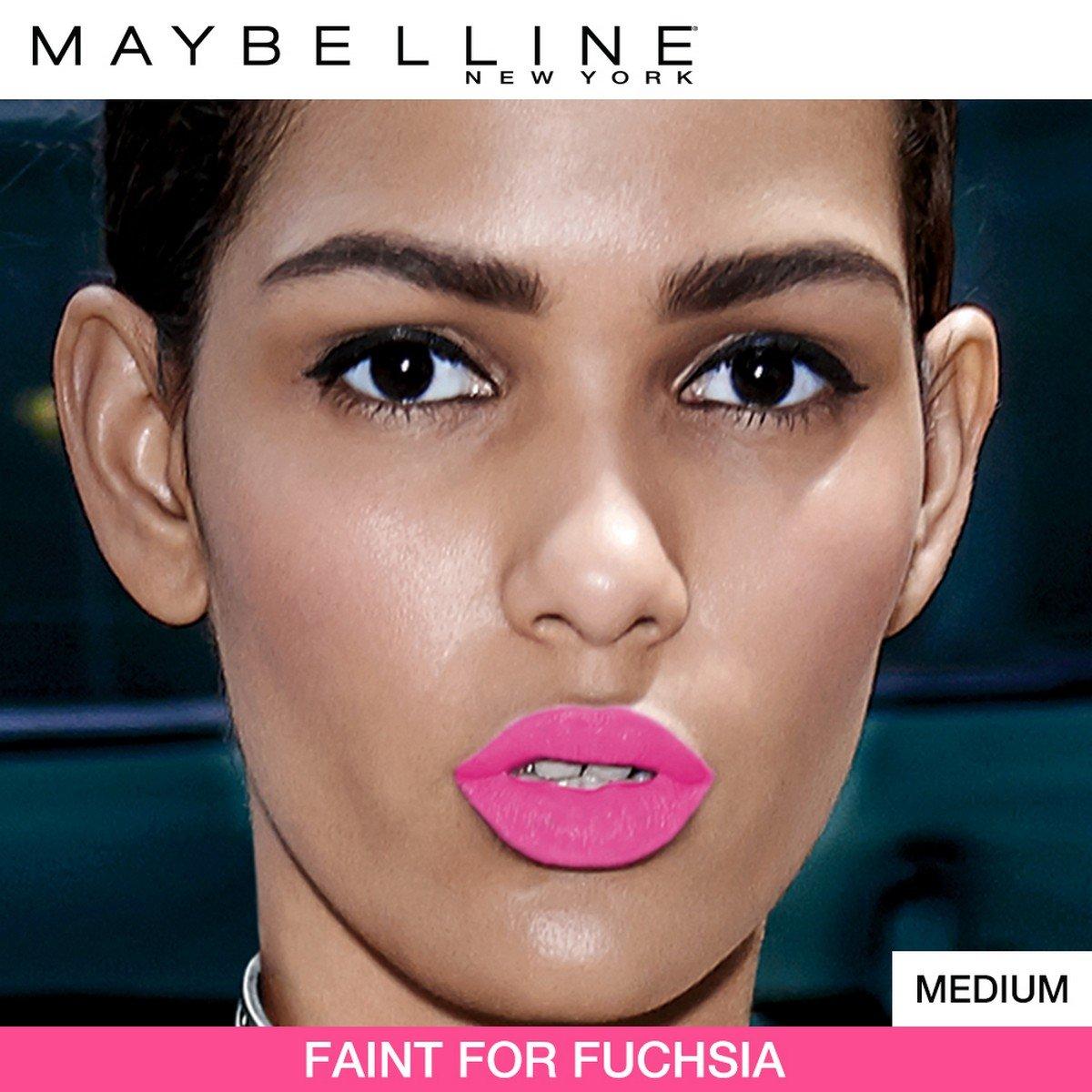 Maybelline New York Maybelline Color Sensational Creamy Matte Lipstick, Faint For Fuchsia, 0.15 oz.