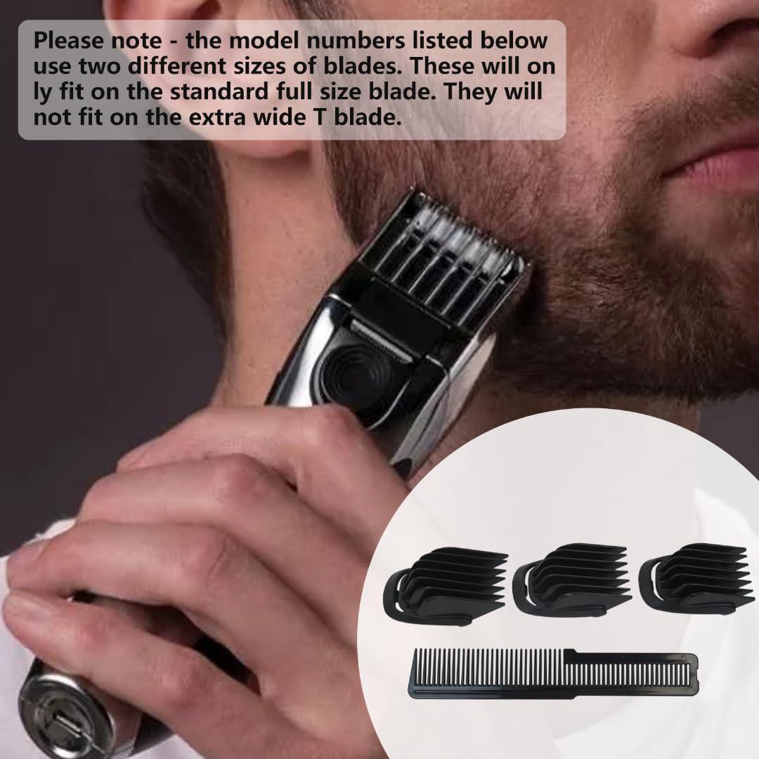 Huoptl Trimmer Replacement 9mm 12mm 16mm Beard Stubble Hair Guide Guard Comb for Philips Norelco Multigroom MG3750 MG3760 MG5750 MG5760 MG7750 MG7770 MG7790 MG7791