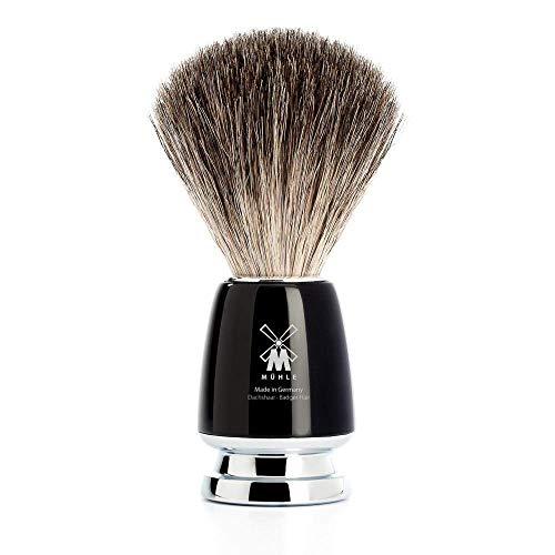 M MÜHLE MÜHLE RYTMO 4-piece Pure Badger Double Edge Safety Razor (Closed Comb) Shaving Set For Men - Perfect for Every Day Use, Barbershop Quality Close Smooth Shave