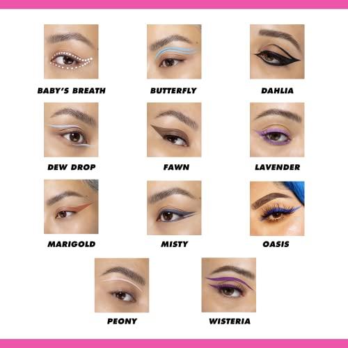 Lime Crime Lime Crime Venus Pigmented Liquid Eyeliner with Precision Brush, Babys Breath (True White) - Ultra Matte Water-Based Formula is Long-Lasting, Smudge-Proof & Quickly Dries - Vegan & Cruelty-Free