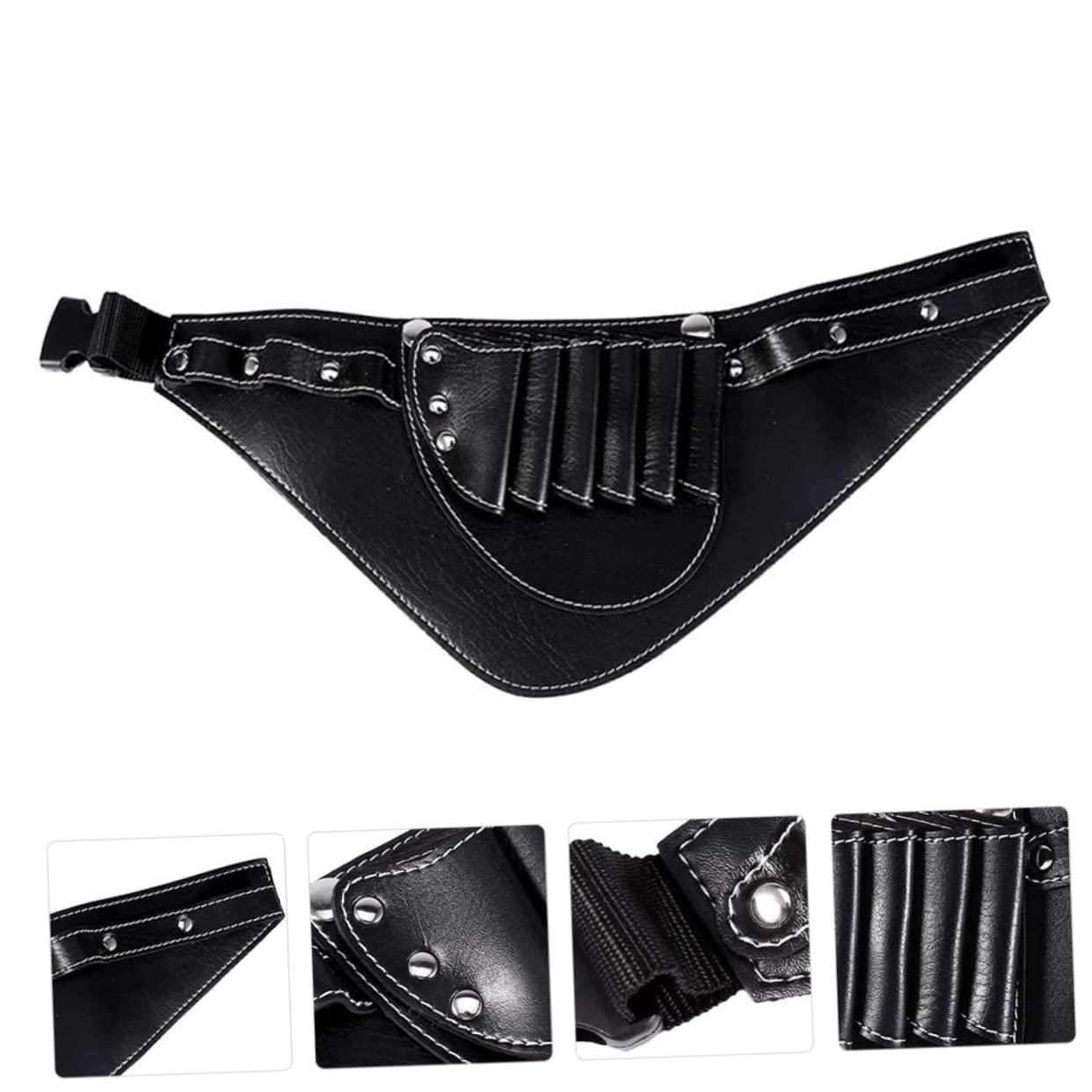 NOLITOY NOLITOY 1pc Hairdressing Kit Hair Shavers for Men Hair Clippers Barber Bag Hairdressing Bag Beard Trimmer Hair Tools Travel Bag Hair Tool Travel Organizer Hair Cutting Kit Black Pu Leather