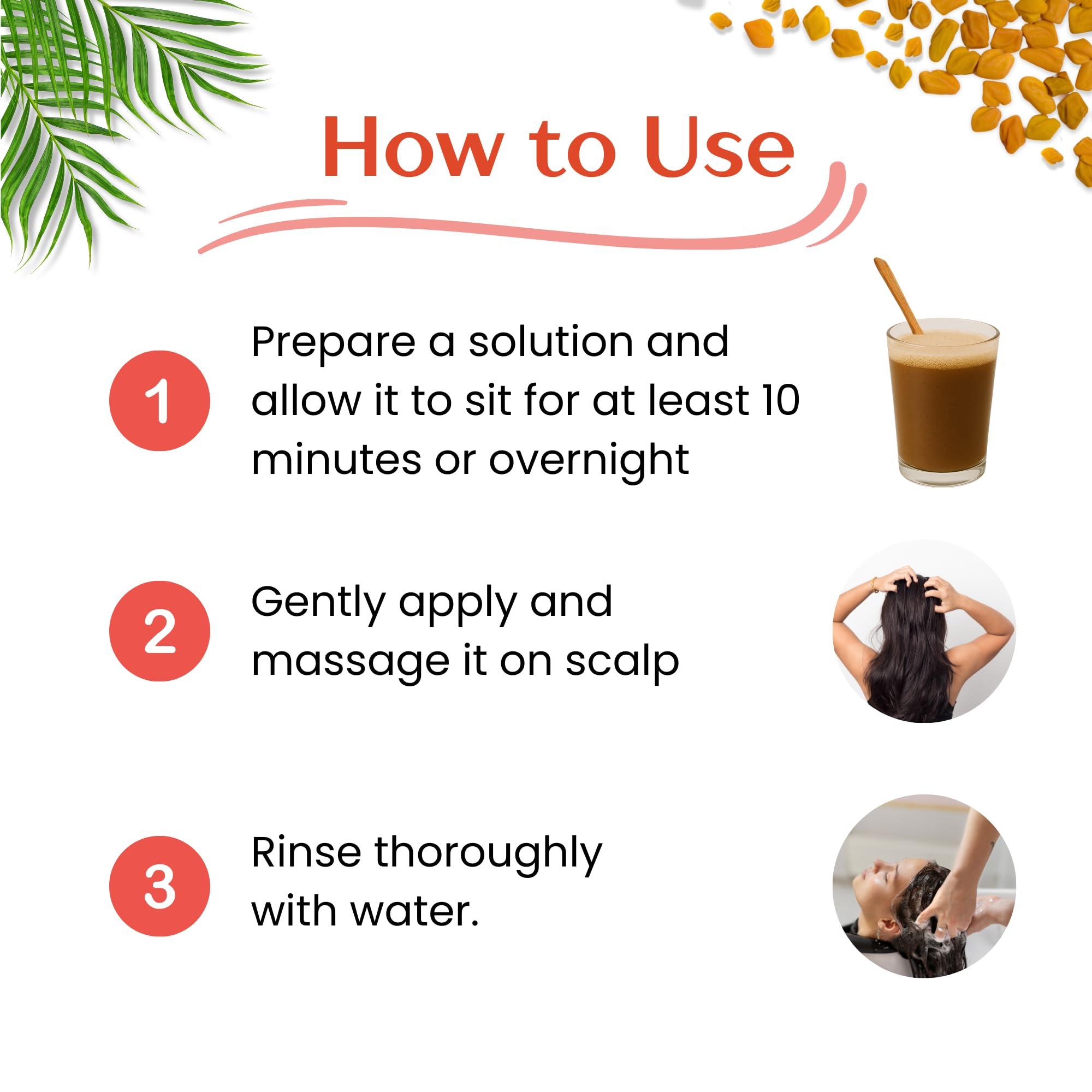 Havintha Havintha Natural Hair Shampoo with Amla, Reetha, Shikakai and Methi dana Powder for hair wash - 8 ounce | 0.5 pound | 227 grams (Pack of 1)