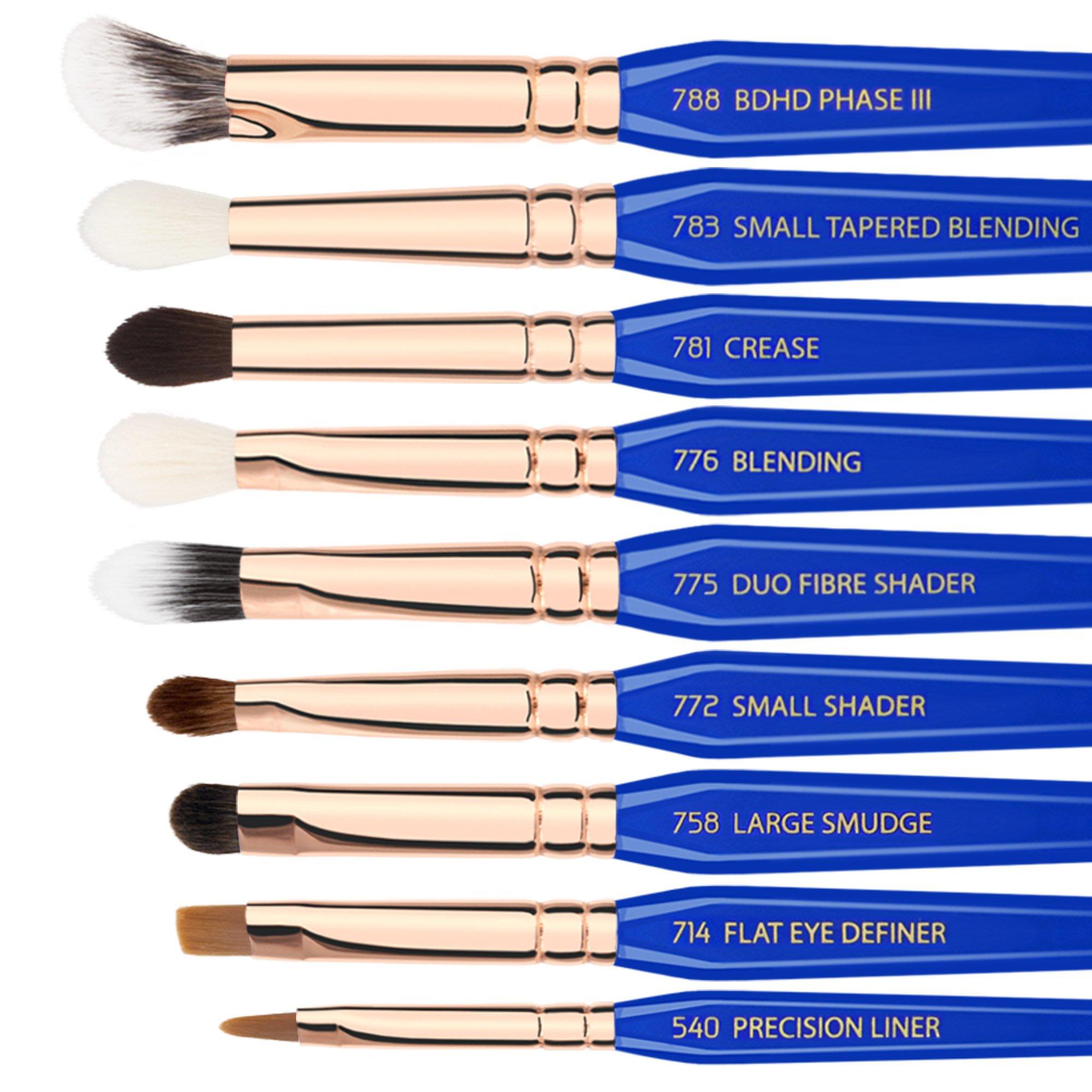 BDELLIUM TOOLS Bdellium Tools Professional Makeup Brush Golden Triangle - Phase III Complete 15pc. Brush Set with Stand-Up Pouch
