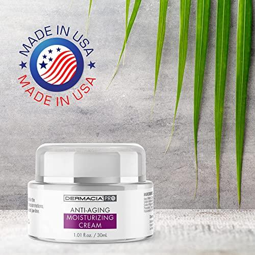 Dermacia Dermacia PRO Anti-Aging Moisturizing Cream, Sulfate Free, Allergen Free, Paraben Free, Cruelty Free, Anti-Aging, Smoothing, Made in USA
