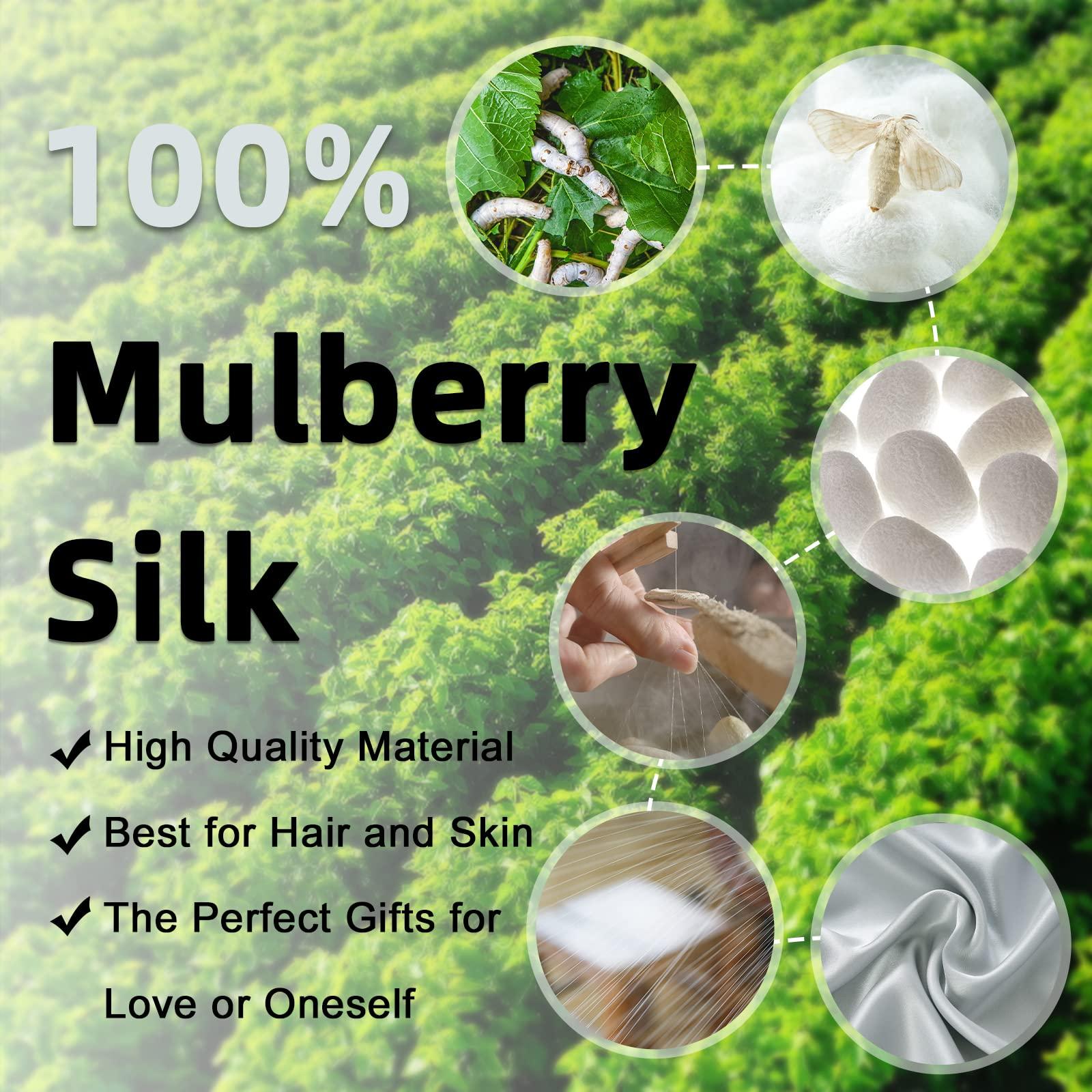 SOBONNY SOBONNY 100% Mulberry Silk Headband Women's Criss Cross Silk Turban Elastic Twisted Head Wrap Knotted Hair Band (black)