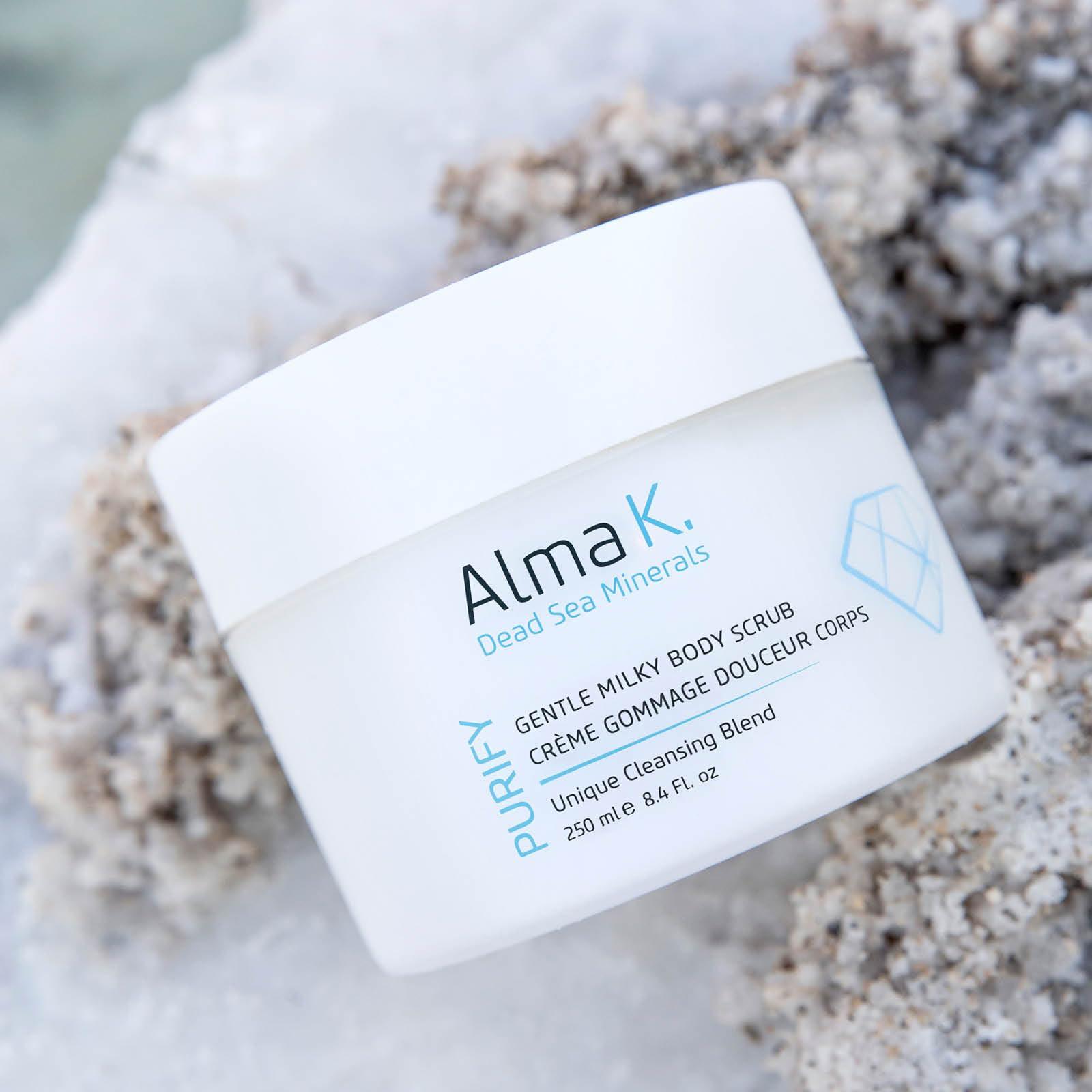 ALMA K Alma K Gentle Milky Body Scrub - Exfoliating Body Scrub - Body Exfoliator - Shower Scrub with Shea Butter - Exfoliating Scrub for Women - 8.4 oz