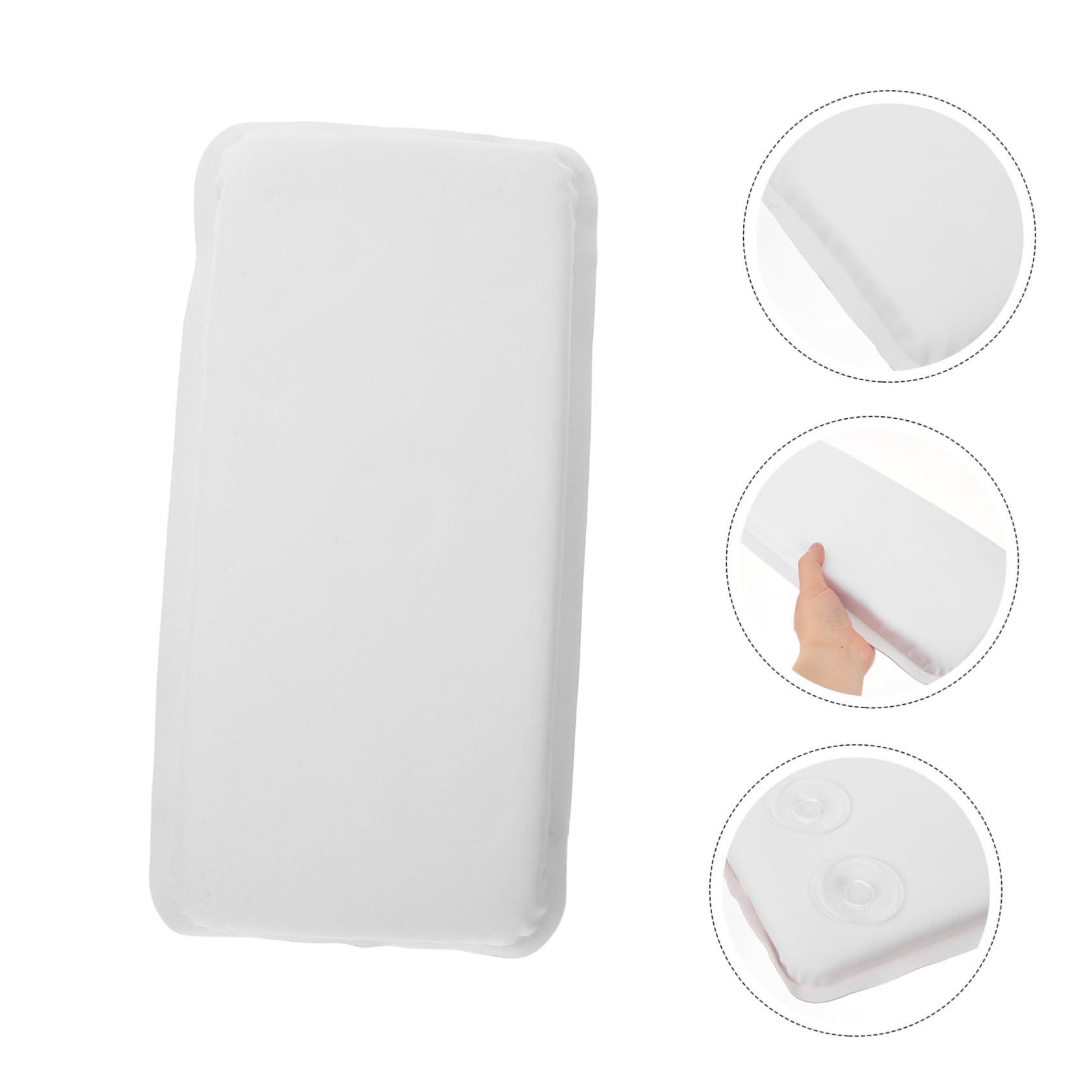 Outanaya Outanaya 1pc Cushion for Bathtub Bath Pillow Cooling Pillow Bath Headrest Lumbar Bath Back Pillow Airplane Pillow Car Seat Neck Support Bath Mat Bed Pillows Sponge Bathtub Pillow White