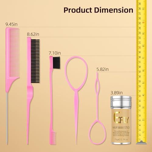 EFLY EFLY Hair Wax Stick, Non-Greasy Styling Pomade for Fly Away, Edge Frizz and Wigs (1)