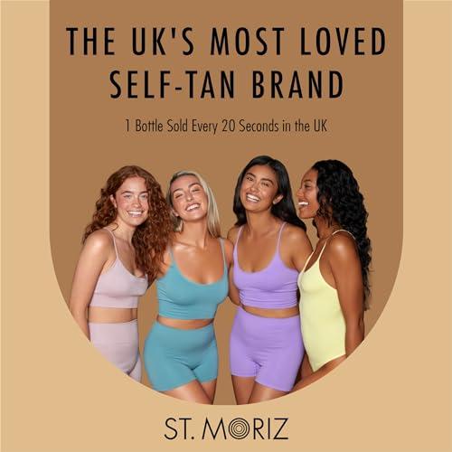 ST. MORIZ St Moriz Advanced Self Tanning Drops for Face - Tan Boosting Face Drops - Self Tanner Bronzing Drops for Face - Face Tanning Drops to Add to Moisturizer (0.51 fl oz)