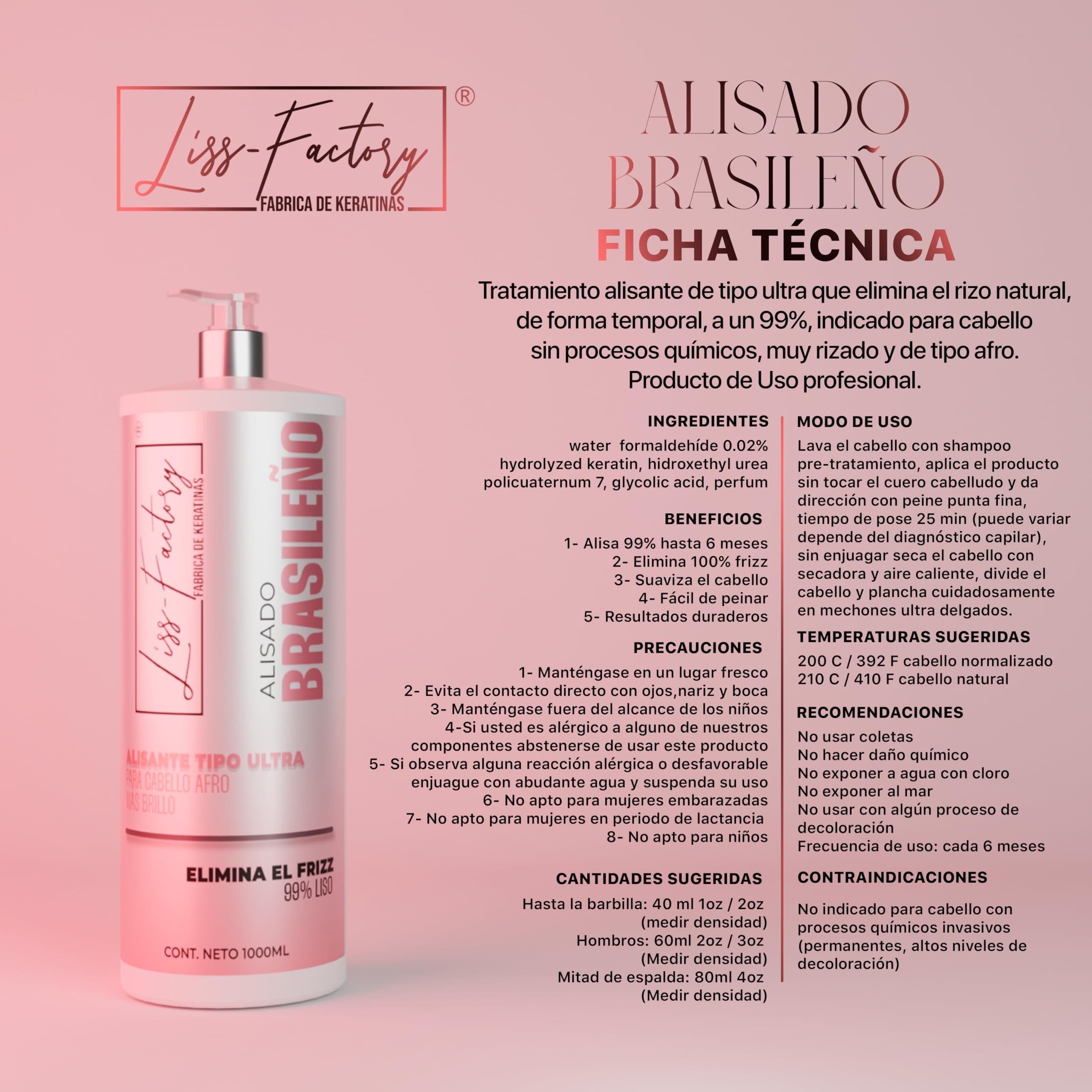 LISS-FACTORY FMV Liss-Factory Brazilian Straightening 1 Liter.