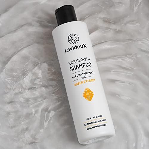 LavidouX Lavidoux Hair Growth Shampoo with Procapil Complex and Amber Extract, Sulfate, Paraben and Salt FREE