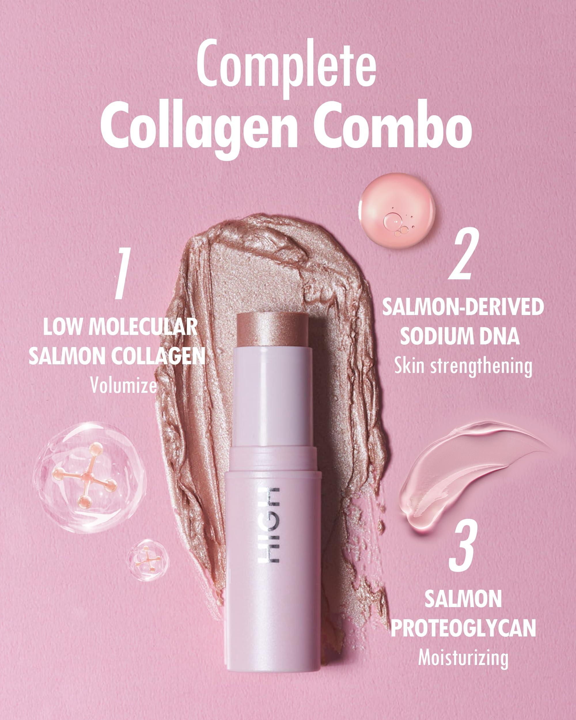 KAHI KAHI Highlighter - Skin-Illuminating Highlighter Makeup Stick | Long-lasting Pink Highlighter Makeup | Korean Highlighter Stick for Aging-Lines Improvement | Moisturizing Highlight Stick (0.30 Fl. Oz)