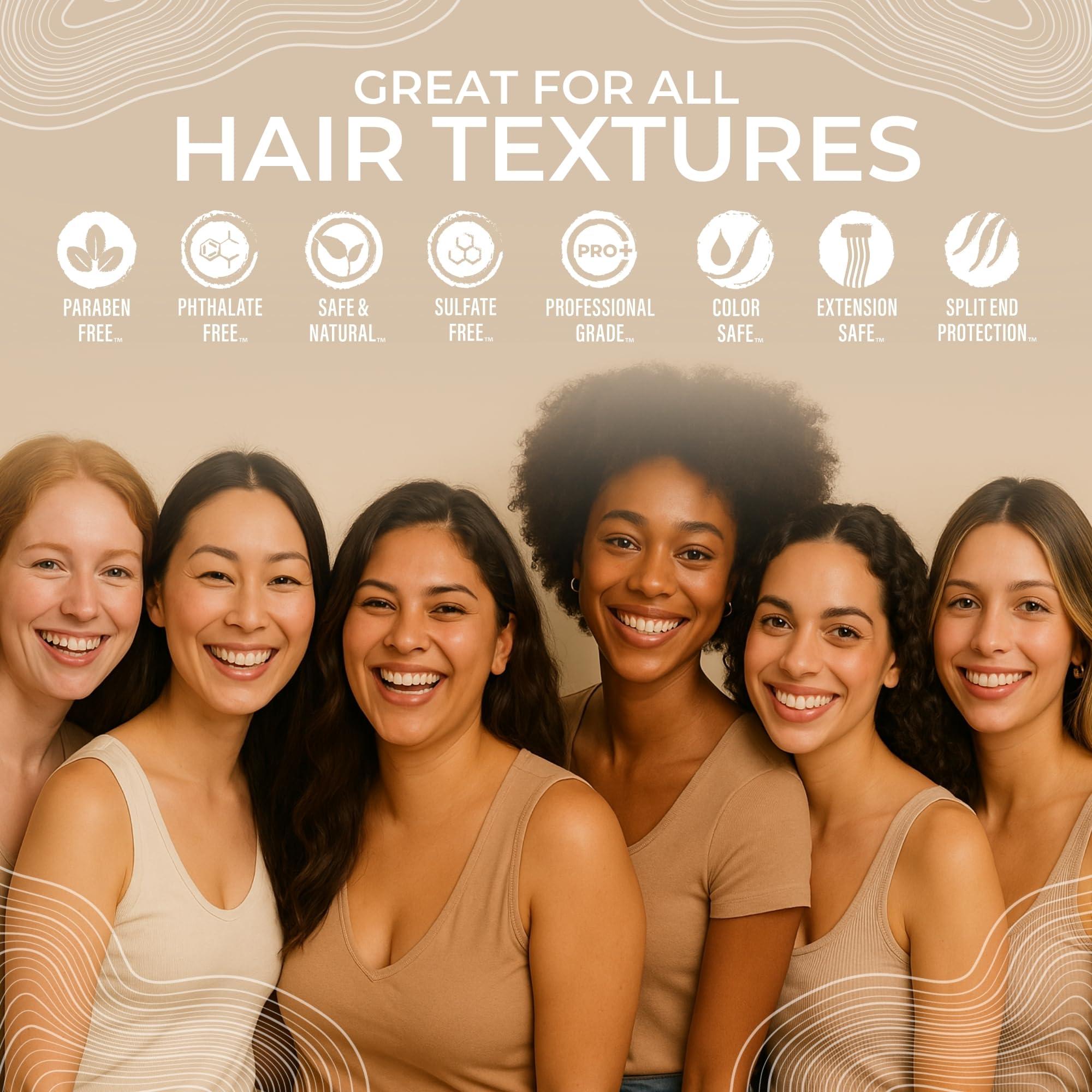 Viori Viori The Foundation Bundle - Citrus Yao Shampoo and Conditioner Set with Bamboo Holder - Rice Water Shampoo Bar and Conditioner Bar - Sulfate-Free, Vegan and Organic - Best for Normal to Oily Hair