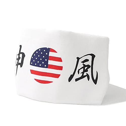 TENGANYA Tenganya Hachimaki The Stars and Stripes USA Flag “Kamikaze” Headband (U-K-01)
