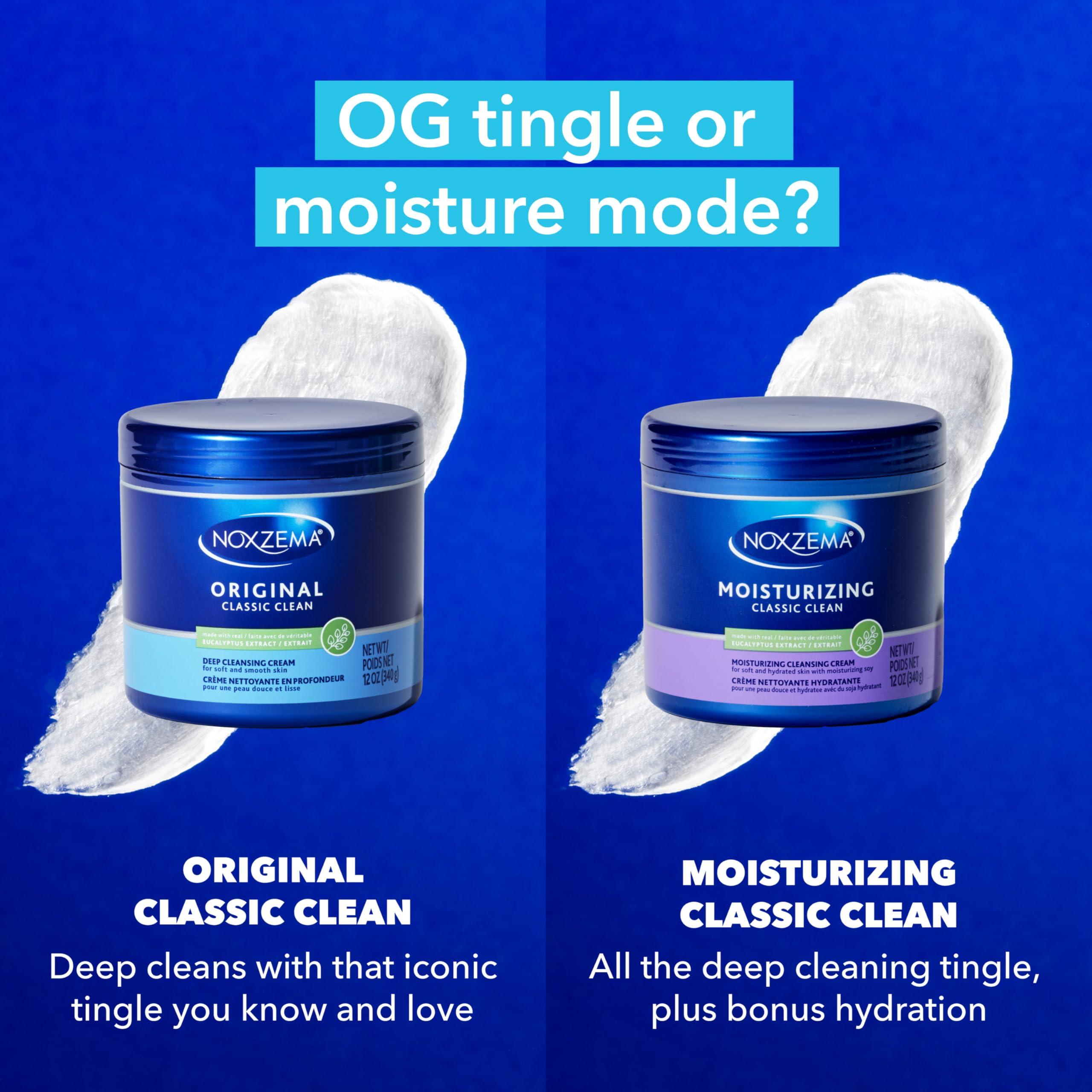 Noxzema Noxzema Classic Clean Cleanser, Original Deep Cleansing, 12 oz