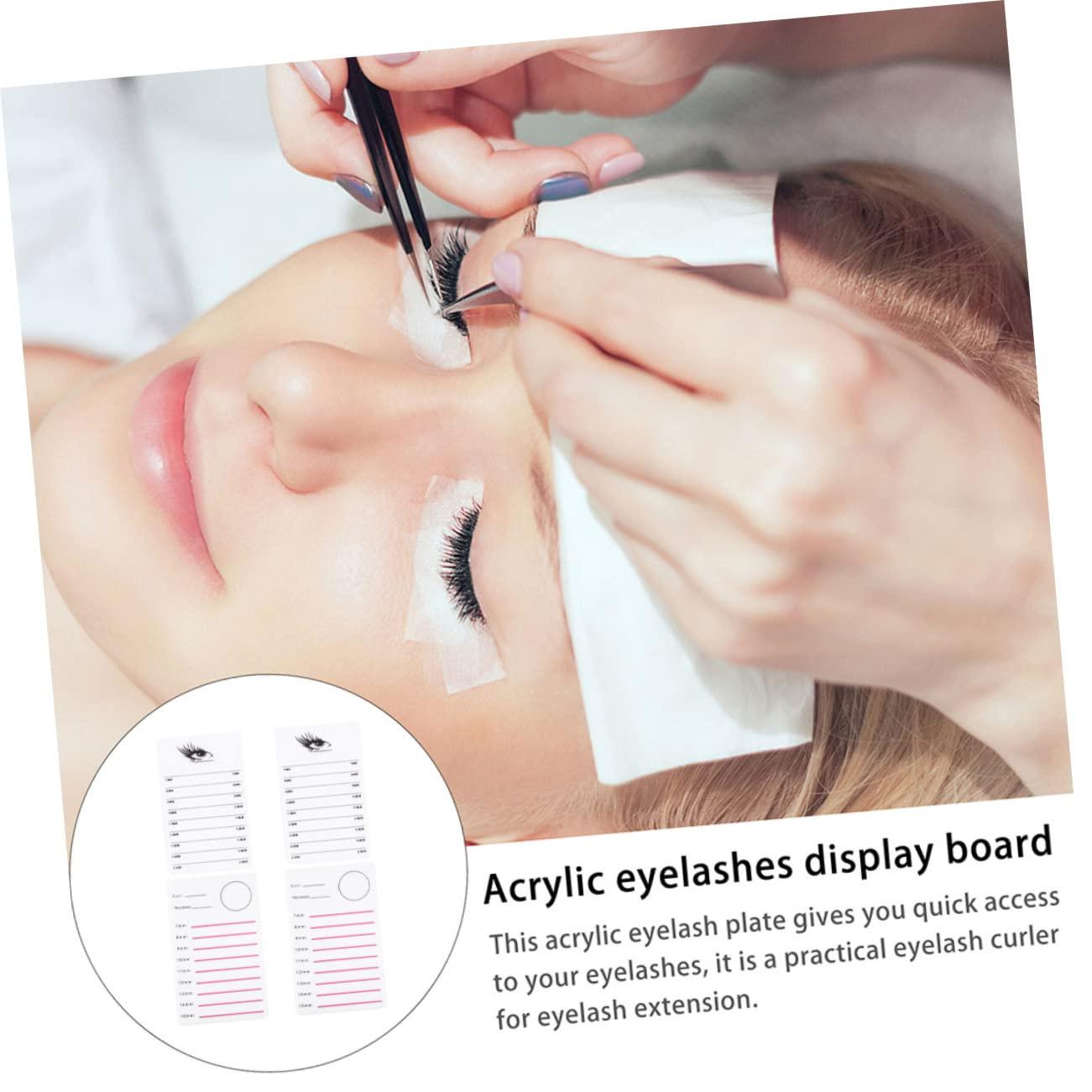 FOMIYES FOMIYES Elegant Makeup Pallet Eyelash Display Stand 4pcs Lash Extension Holder for Present