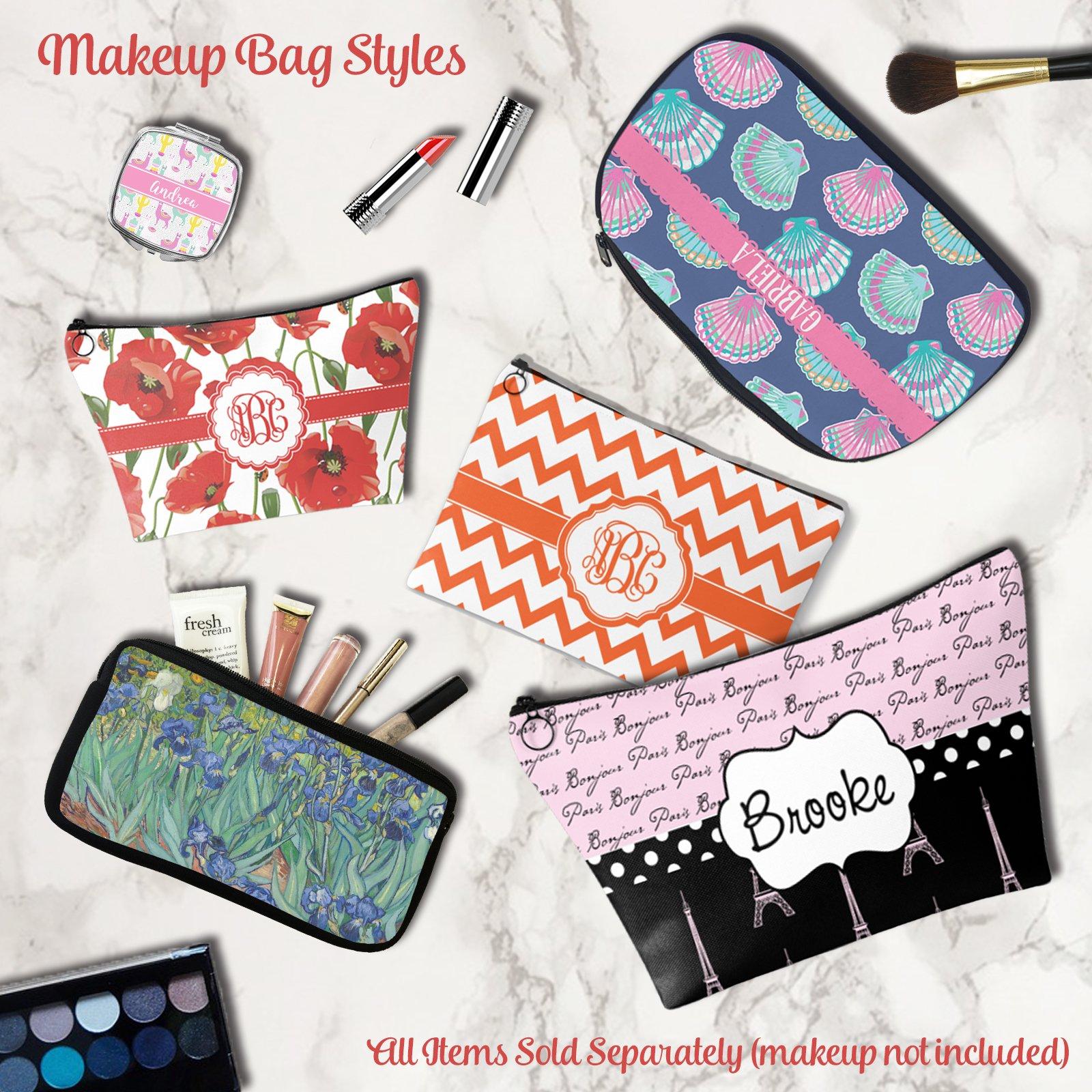 RNK Shops Personalized Foxy Mama Makeup/Cosmetic Bag - Small