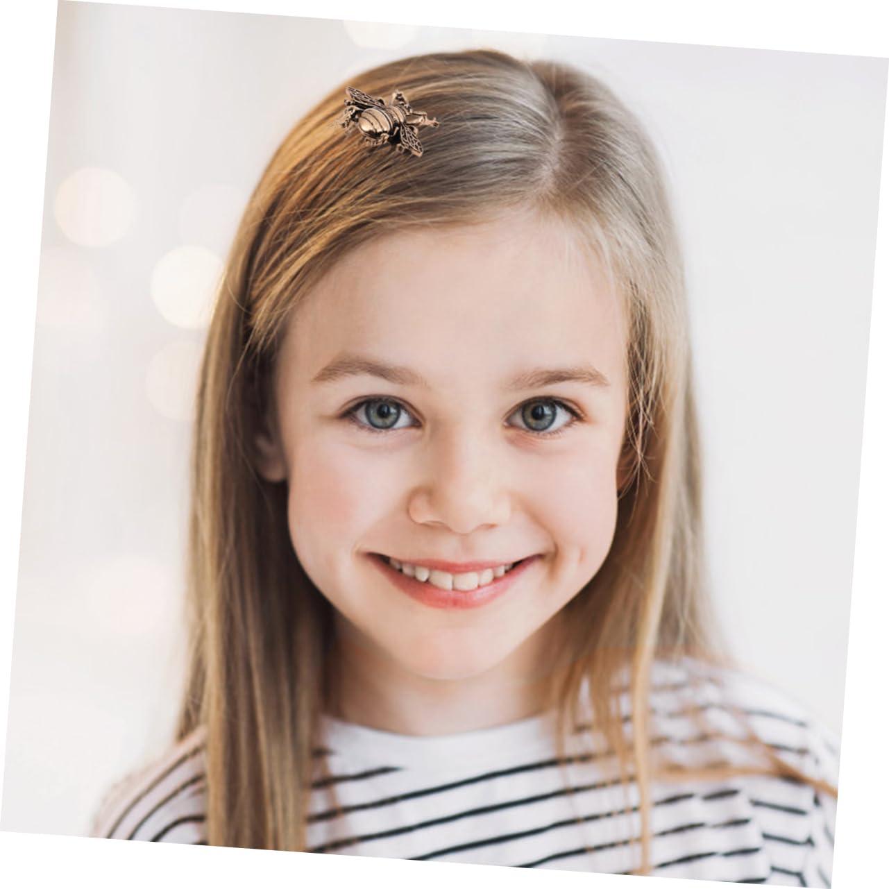 FRCOLOR FRCOLOR 4pcs old fashioned Accessories french hair clips steel wire alloy metallic line hair pin tooth comb styling hair clips bride french hair pin antique headgear bridal headdress pin