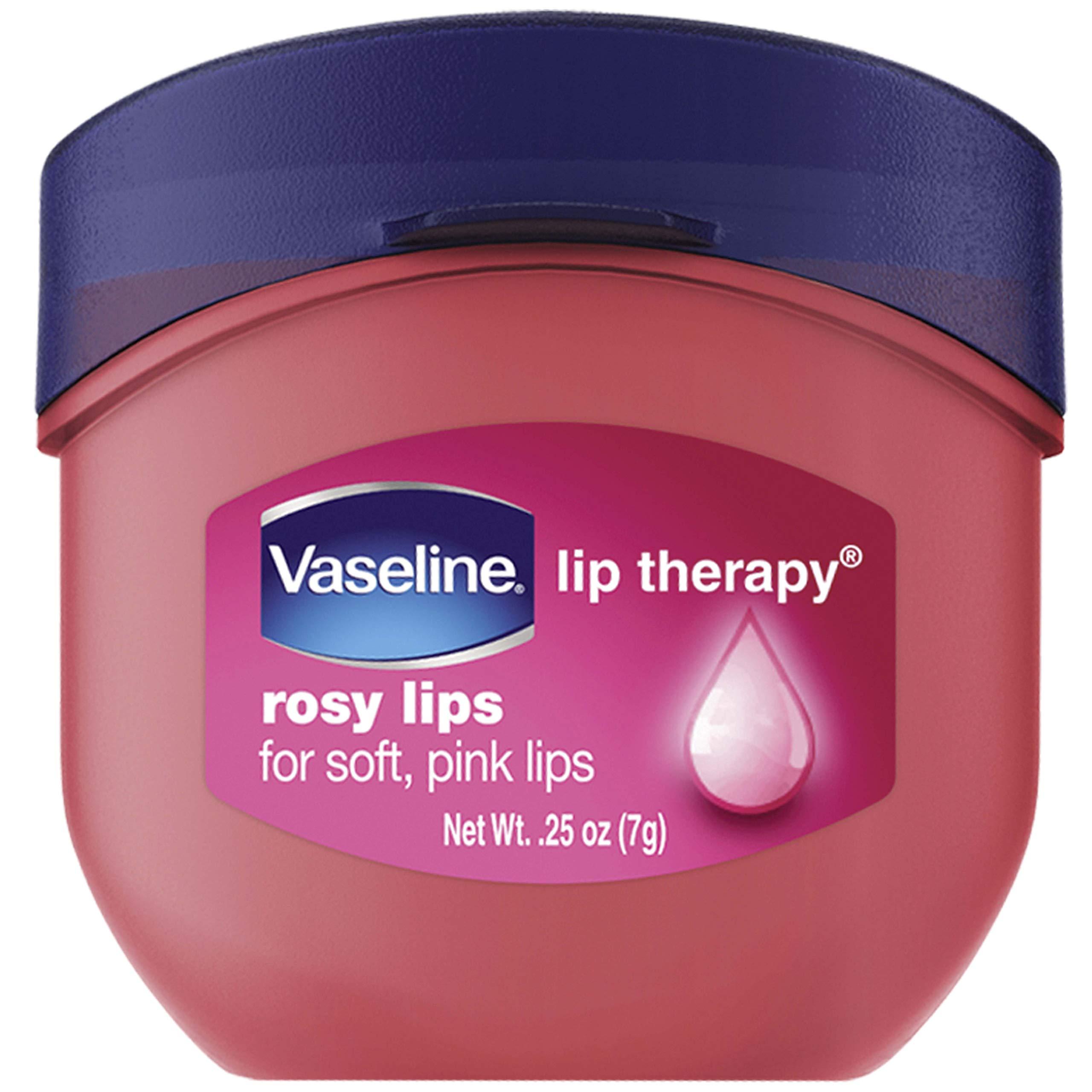 Vaseline Vaseline Lip Therapy Lip Balm Mini, Rosy, 0.25 oz