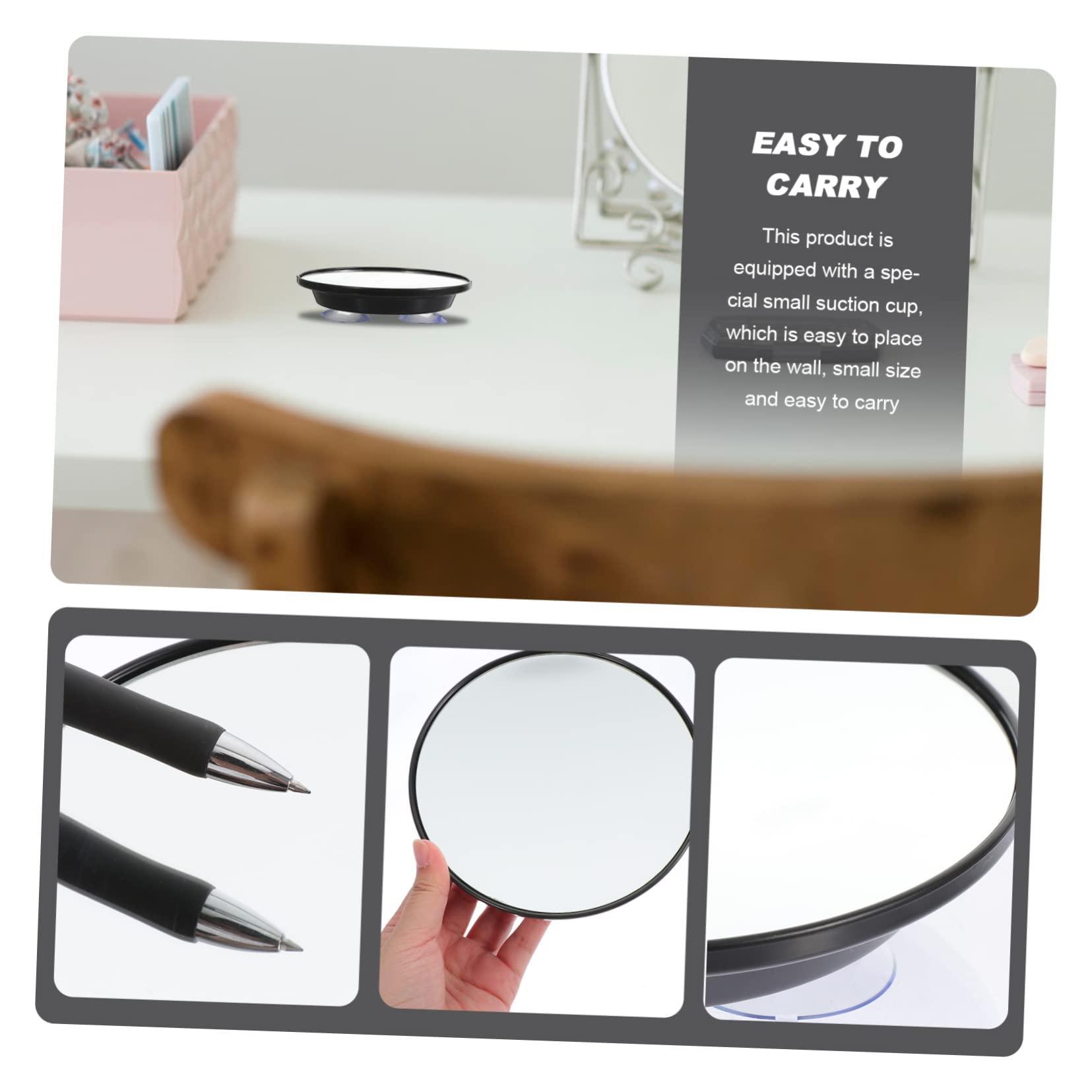 KOHARA KOHARA 1pc Suction Cup Magnifying Glass Wall Mounted Mirror Travel Magnifying Mirror Wall Mounted Vanity Mirror Handheld Mirror Magnifying Mirror 10x Shower Mirror Girl Cosmetics Mirror