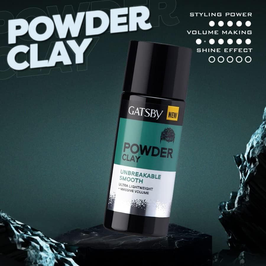 Generic Powder Clay - Unbreakable Smooth | Ultra Light Weight & Massive Volume | Matte Finish Powder Hair Wax For Men | Super Strong Hold | Volumizing Powder Wax | For Quick & Easy Hair Styling | 20gm